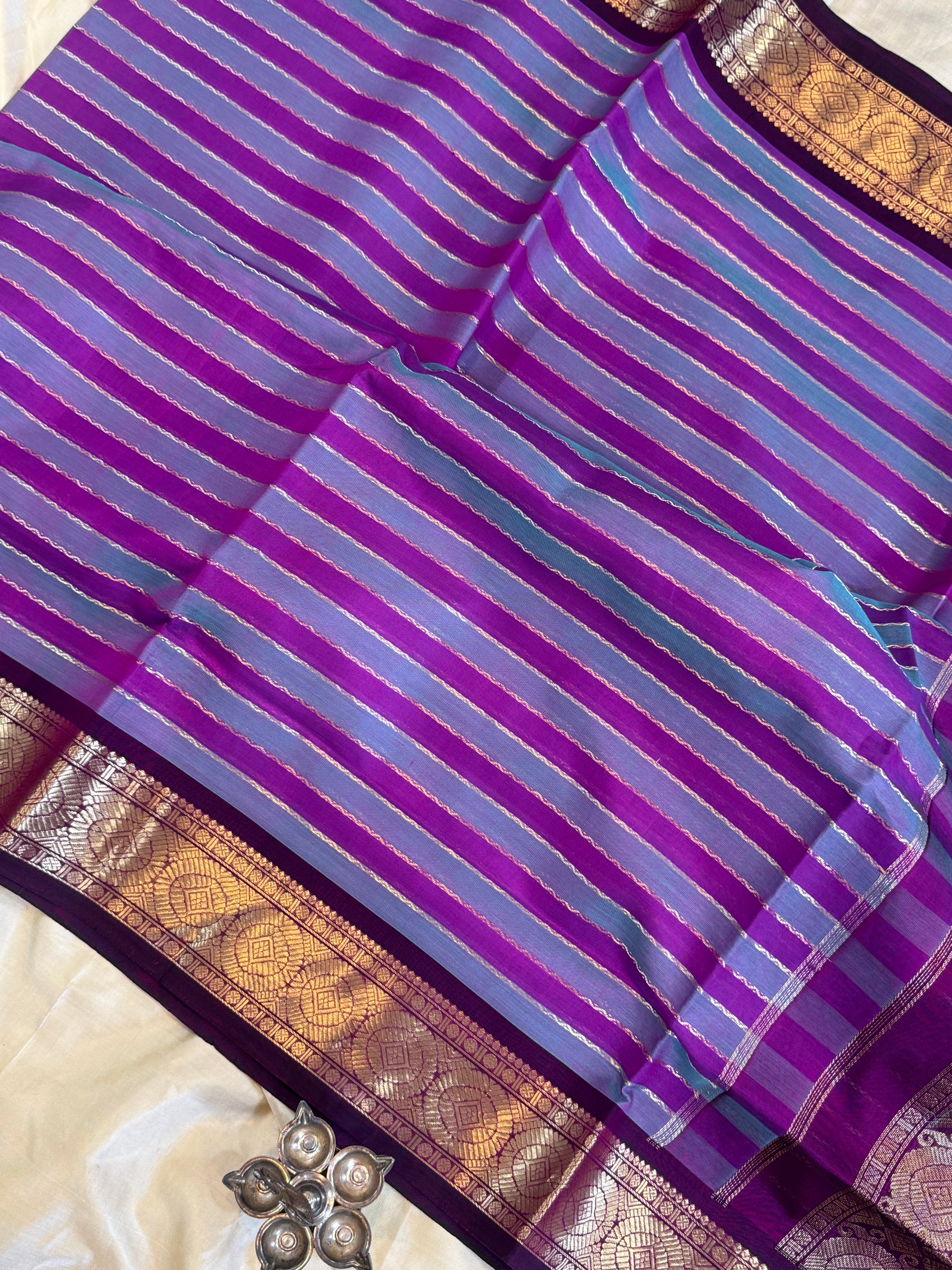 Traditional veldhari   mercidised premium silk cotton