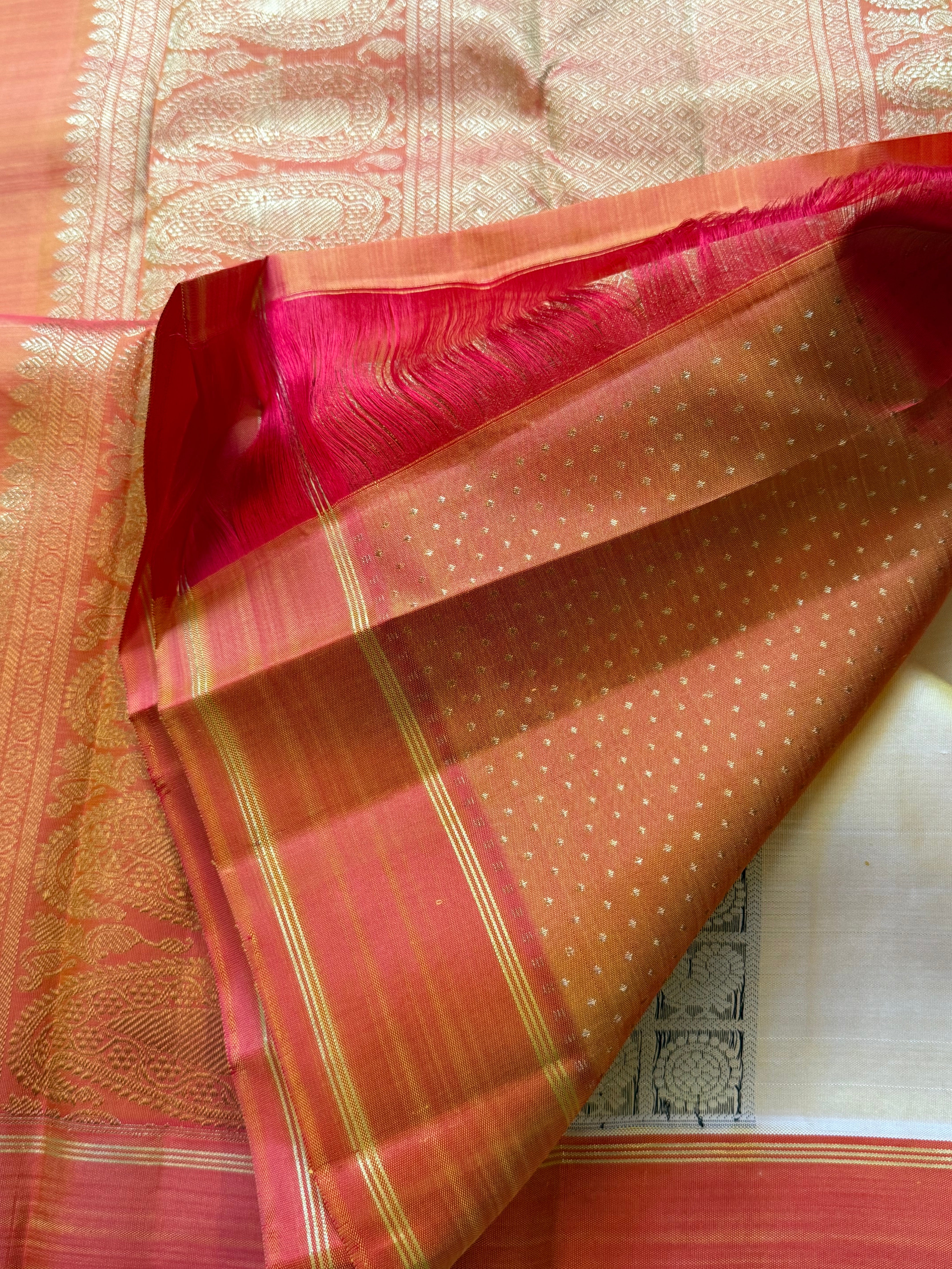 1000 Butta sandal / kanjipuram silk