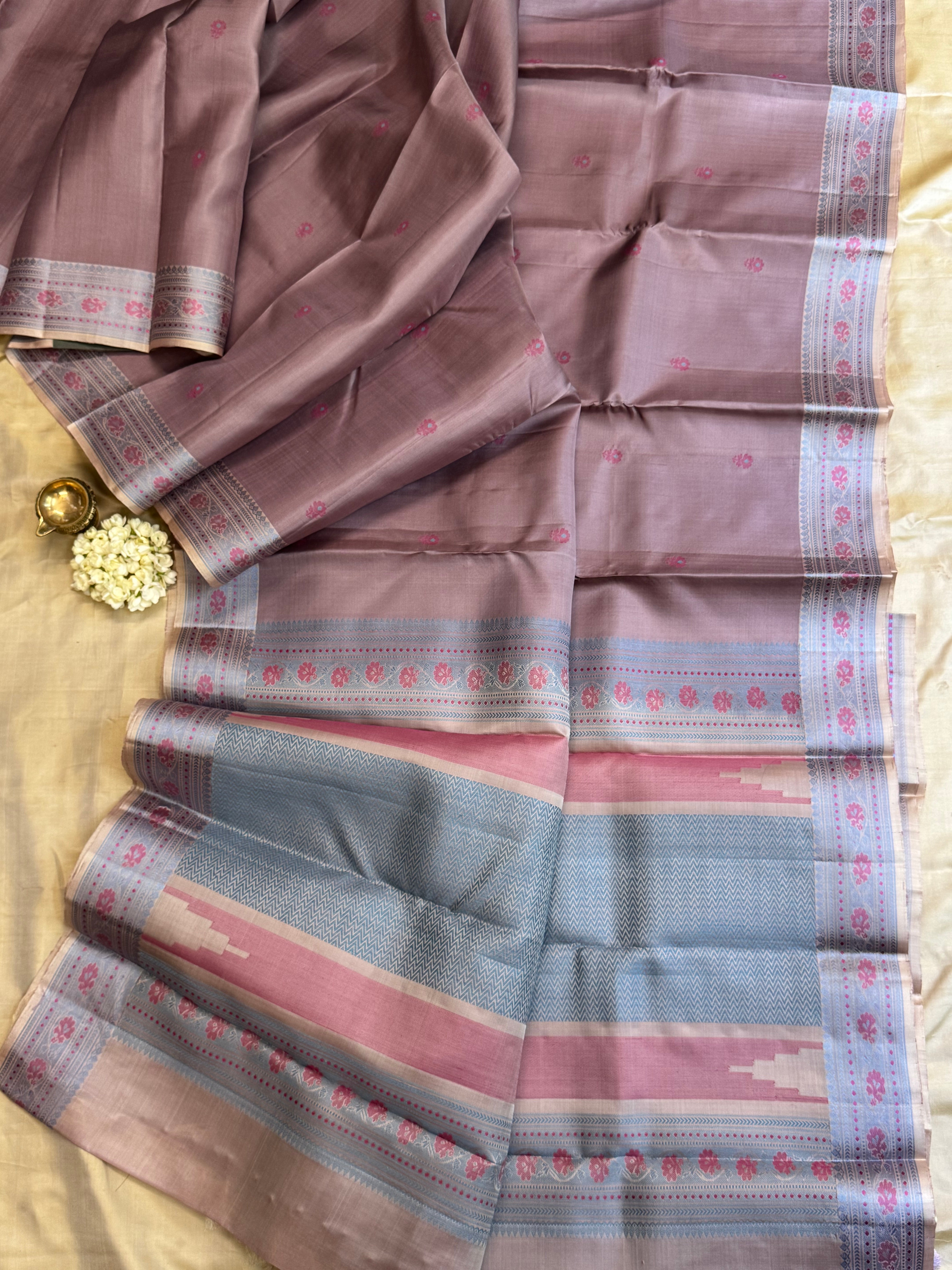 Mauve / Varnangal soft silk