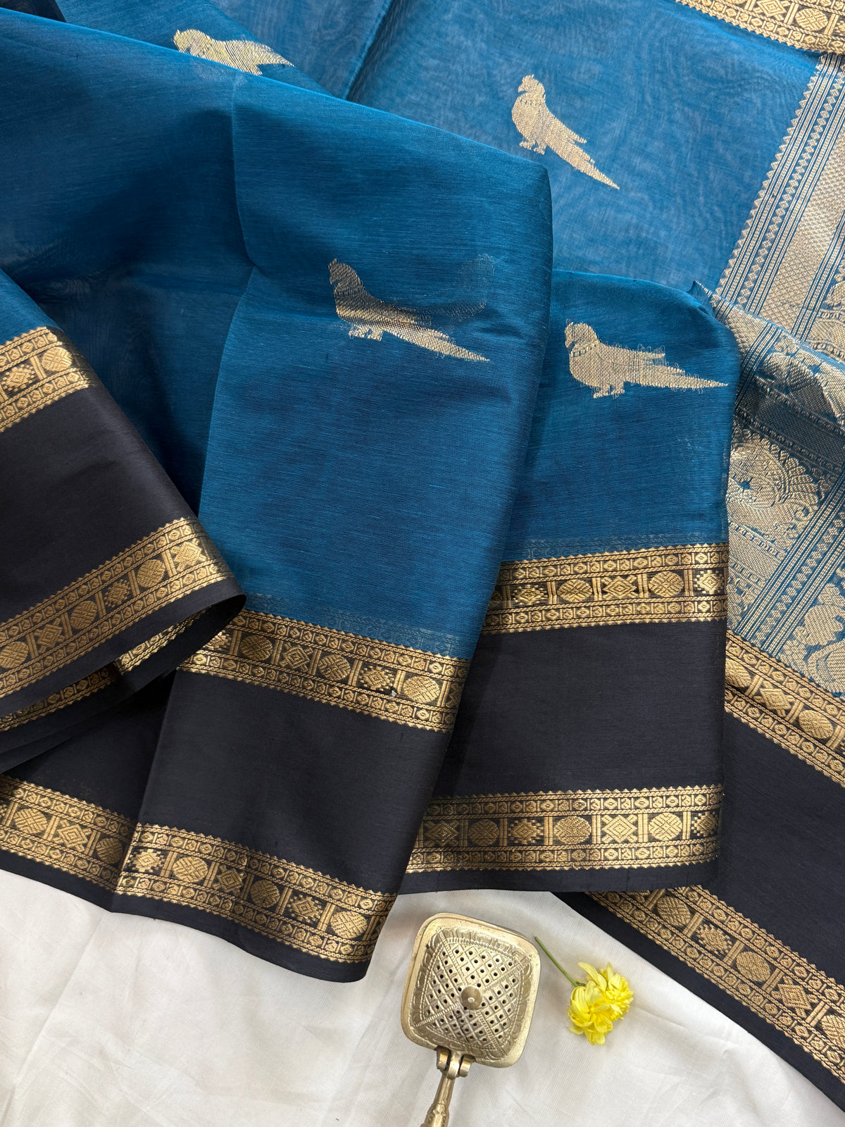 Rama blue kili Butta / silk cotton clsa10226