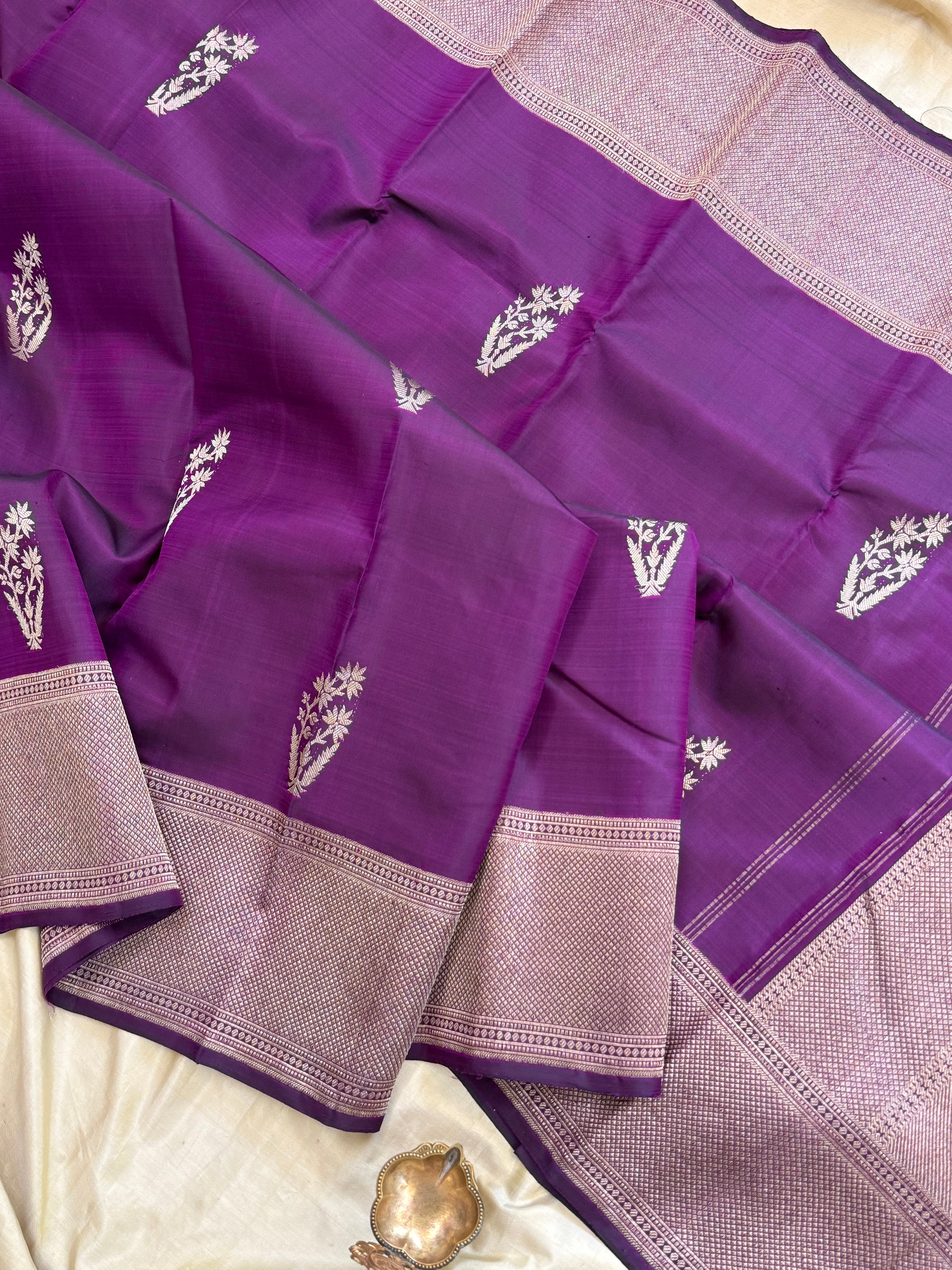 Purple colour body / Arani Silk Saree CLSA8487