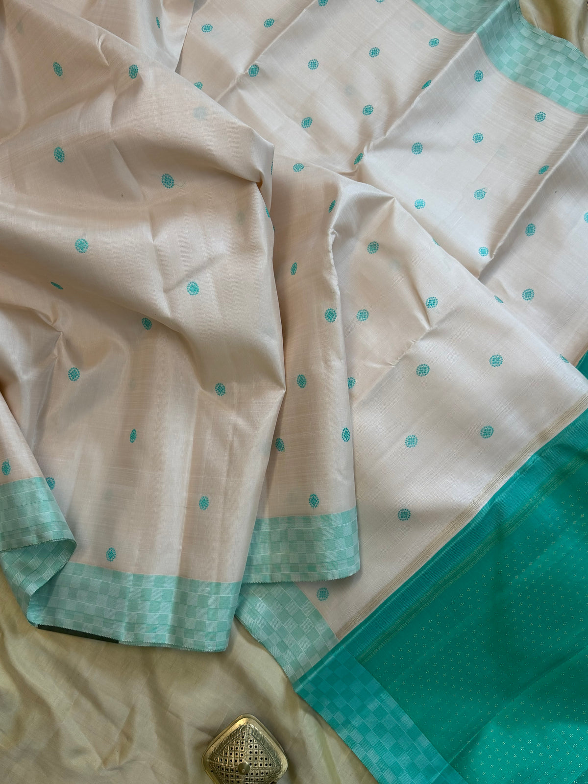 Paimadi thread Butta pure Kanjipuram silk