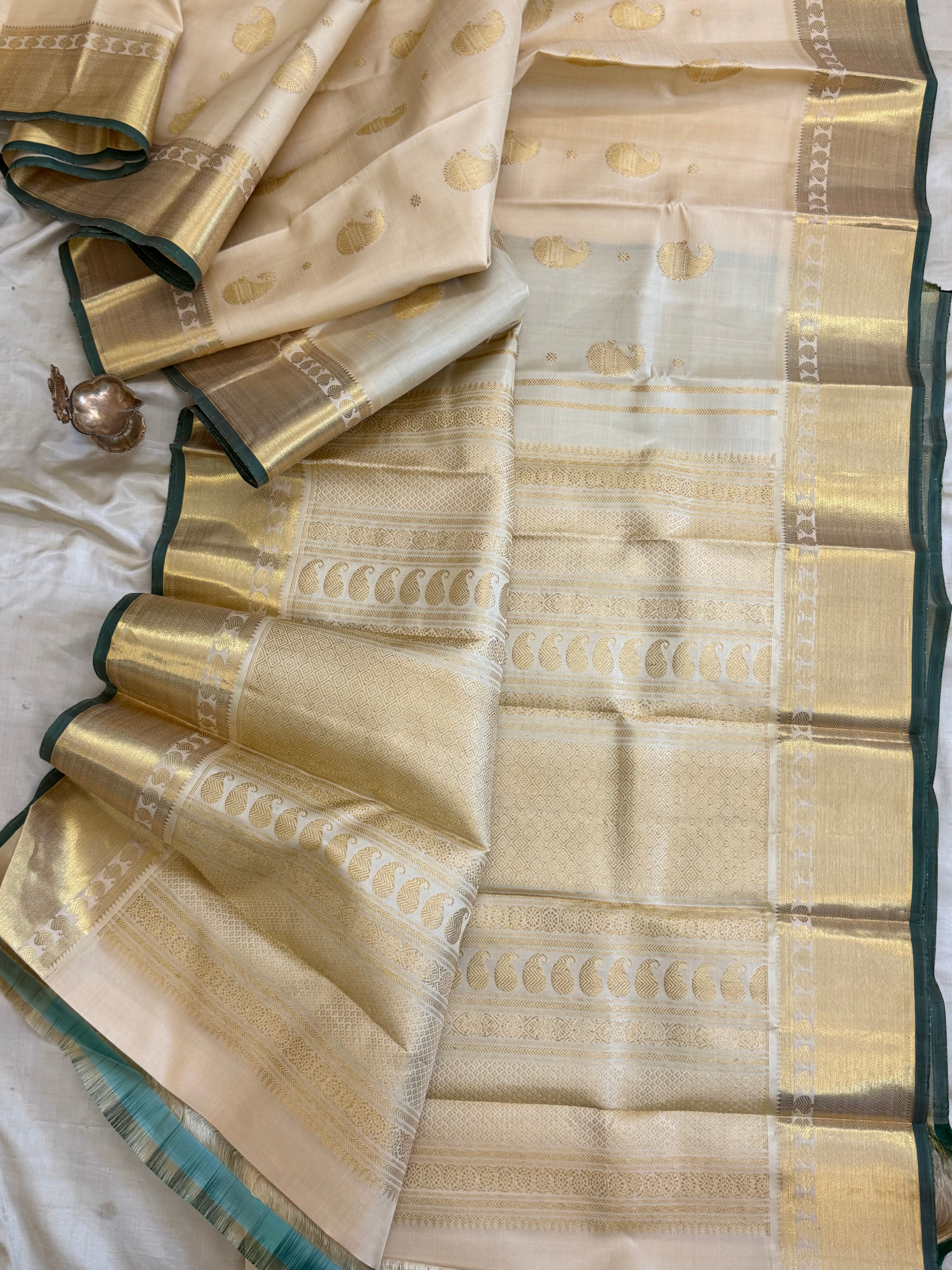 Off sandal manga butta /Arani Silk Saree CLSA10841