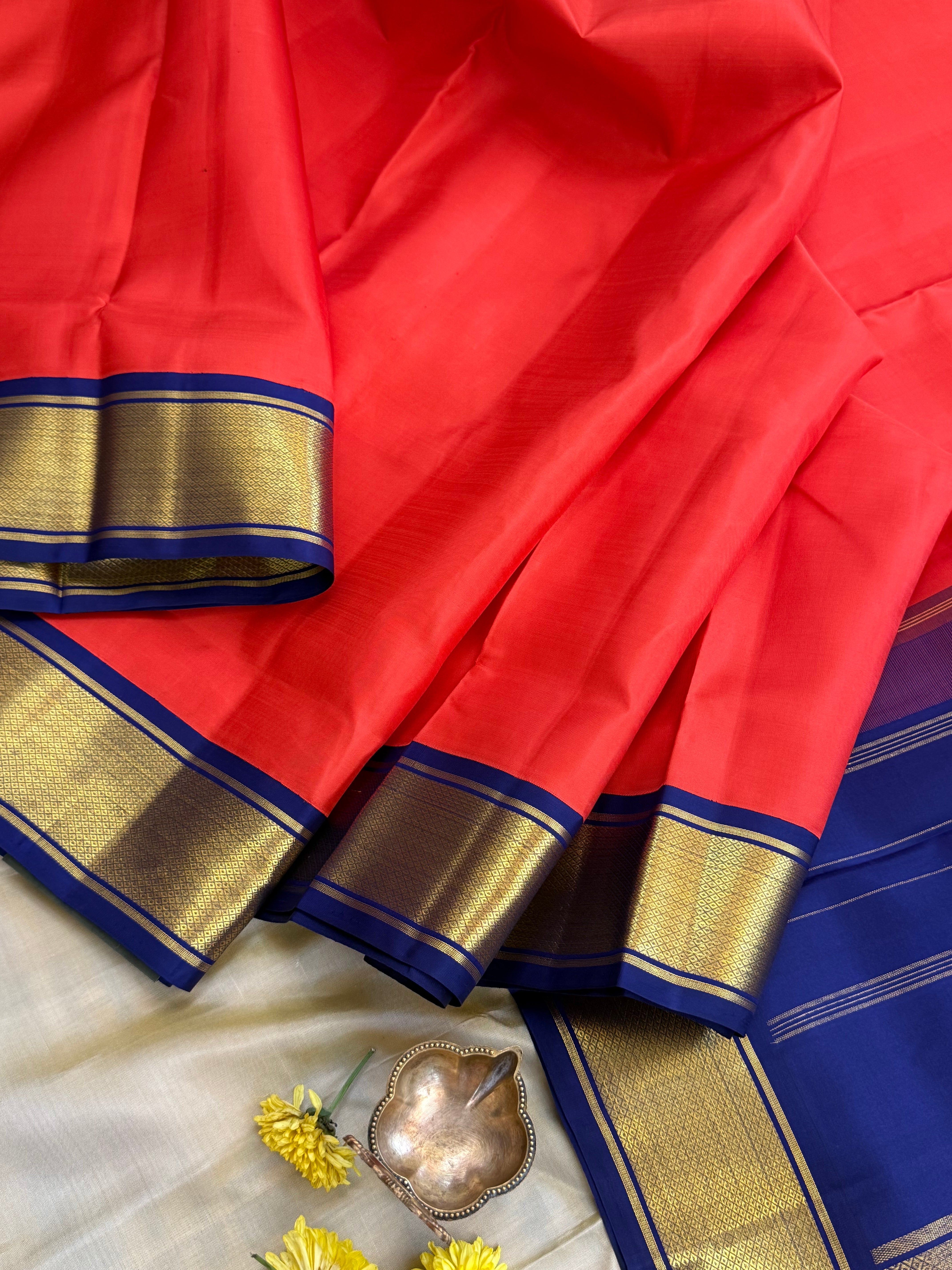 10 YARDS KORVAI / KANJIPURAM SILK SAREE CLSA 7668