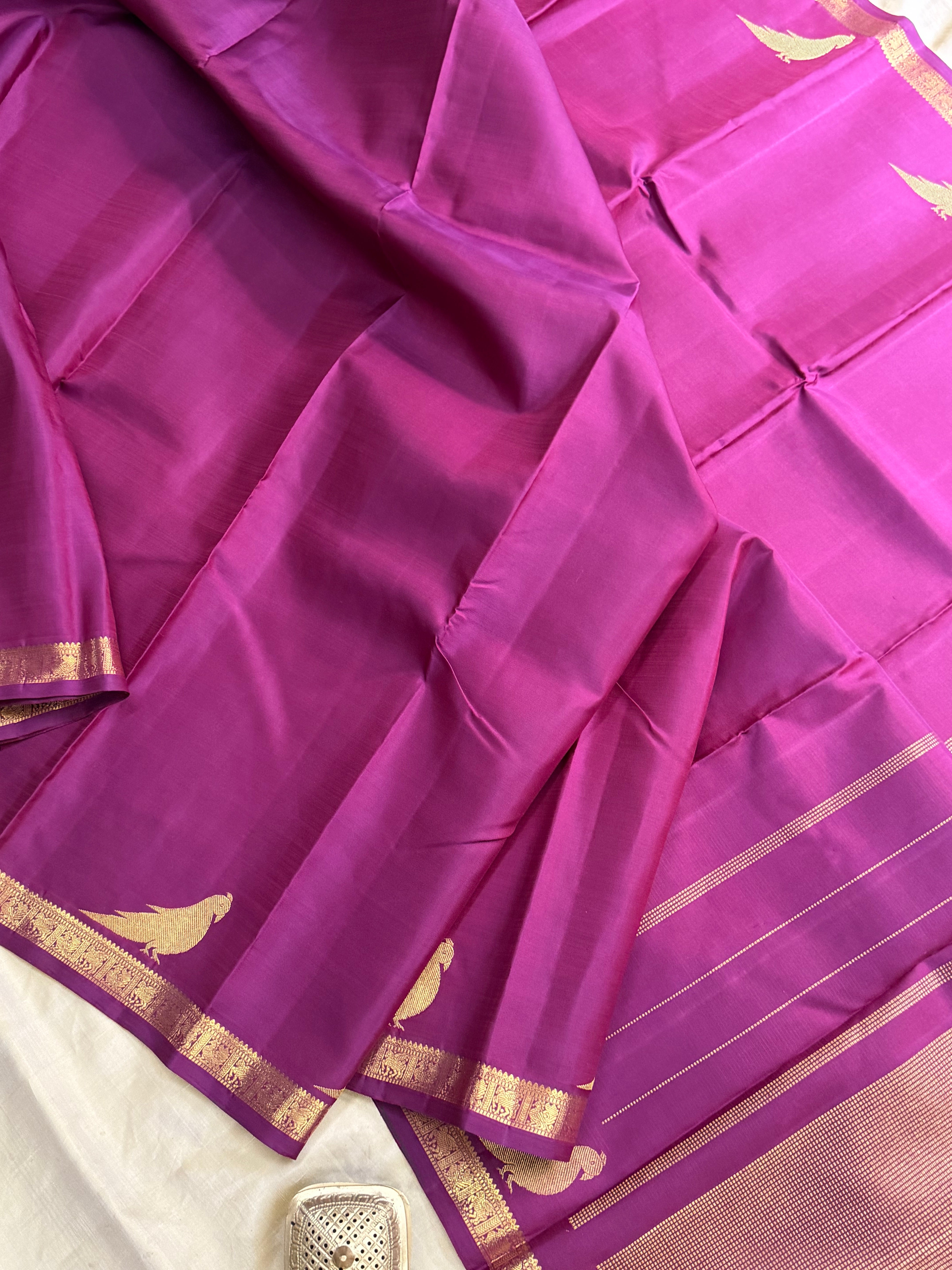 Paaku Kili border  / Budget friendly Kanjipuram silk sarees