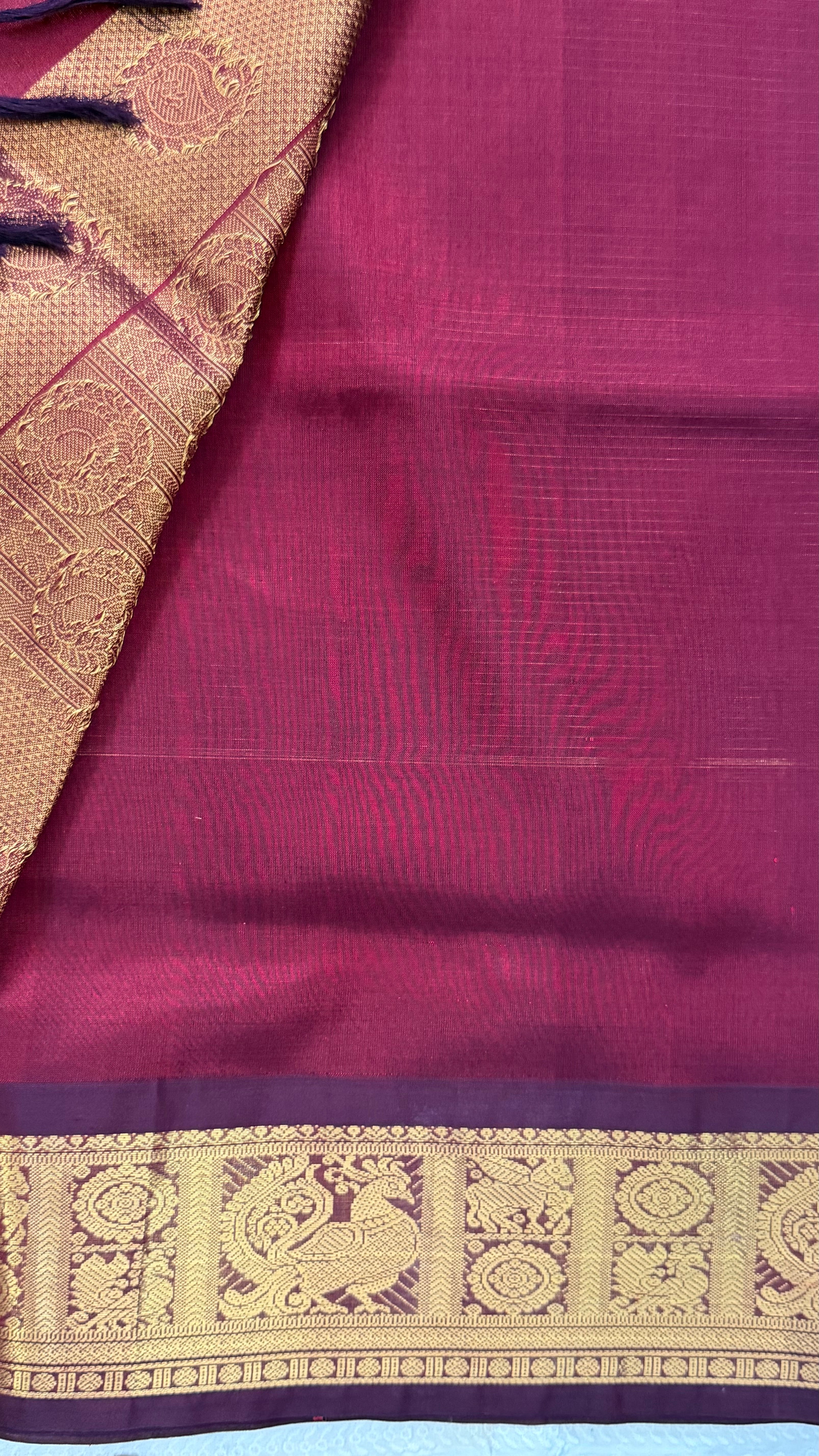 Paaku Zari Kattam beetu Butta premium silk cotton