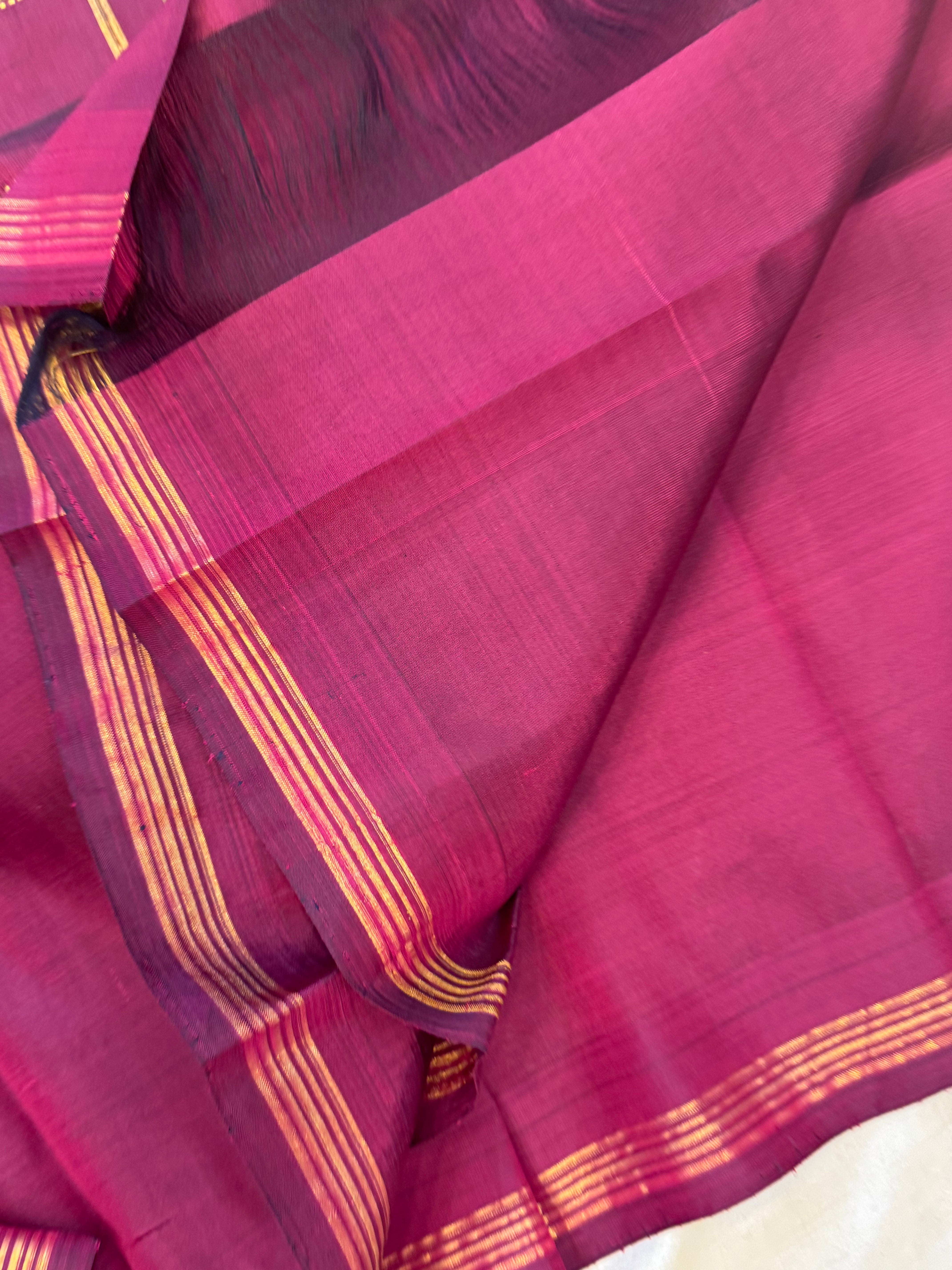 Araku kattam long border/ Arani silk