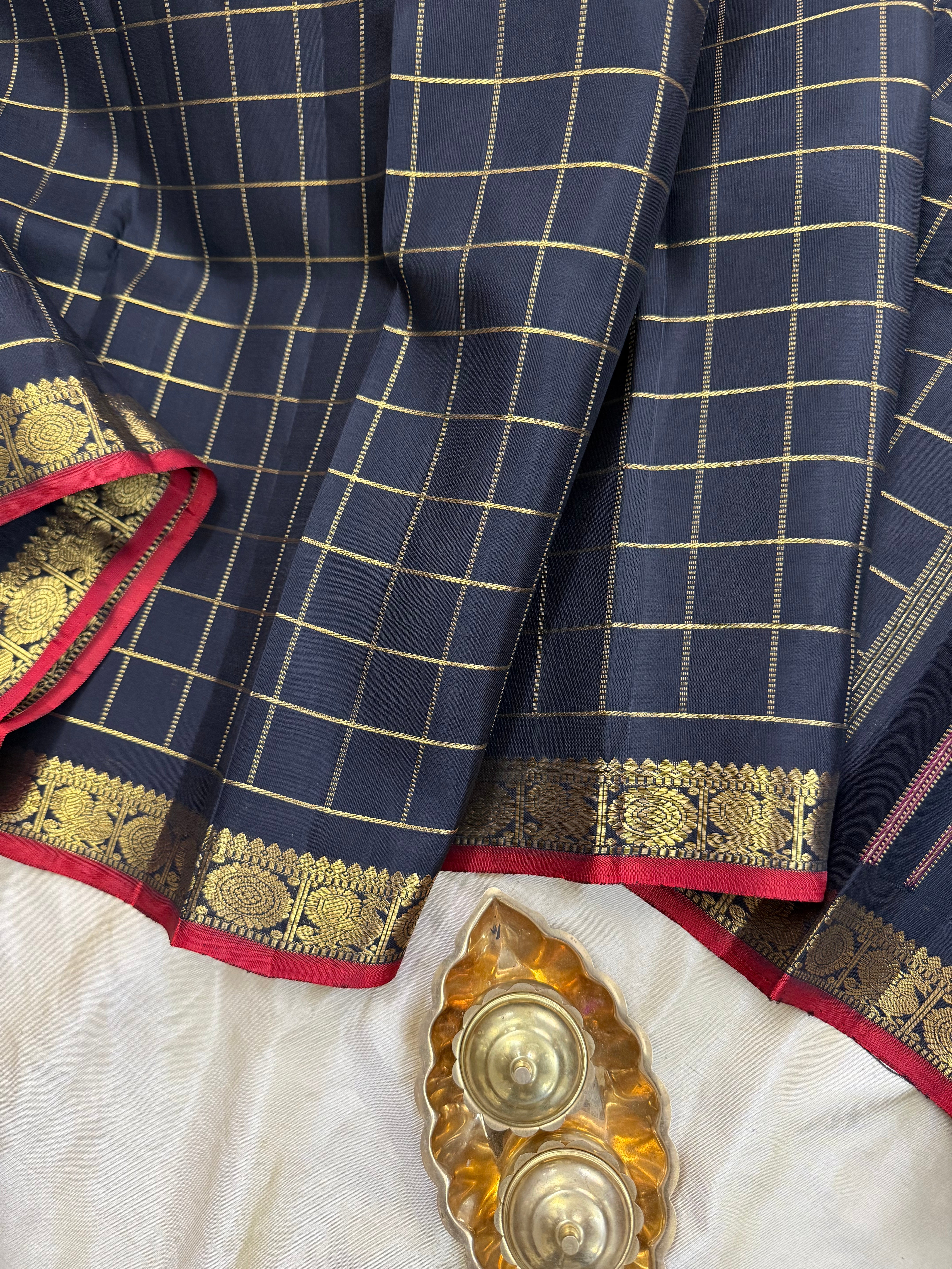Black zari kattam / Kanjipuram silk CL7035