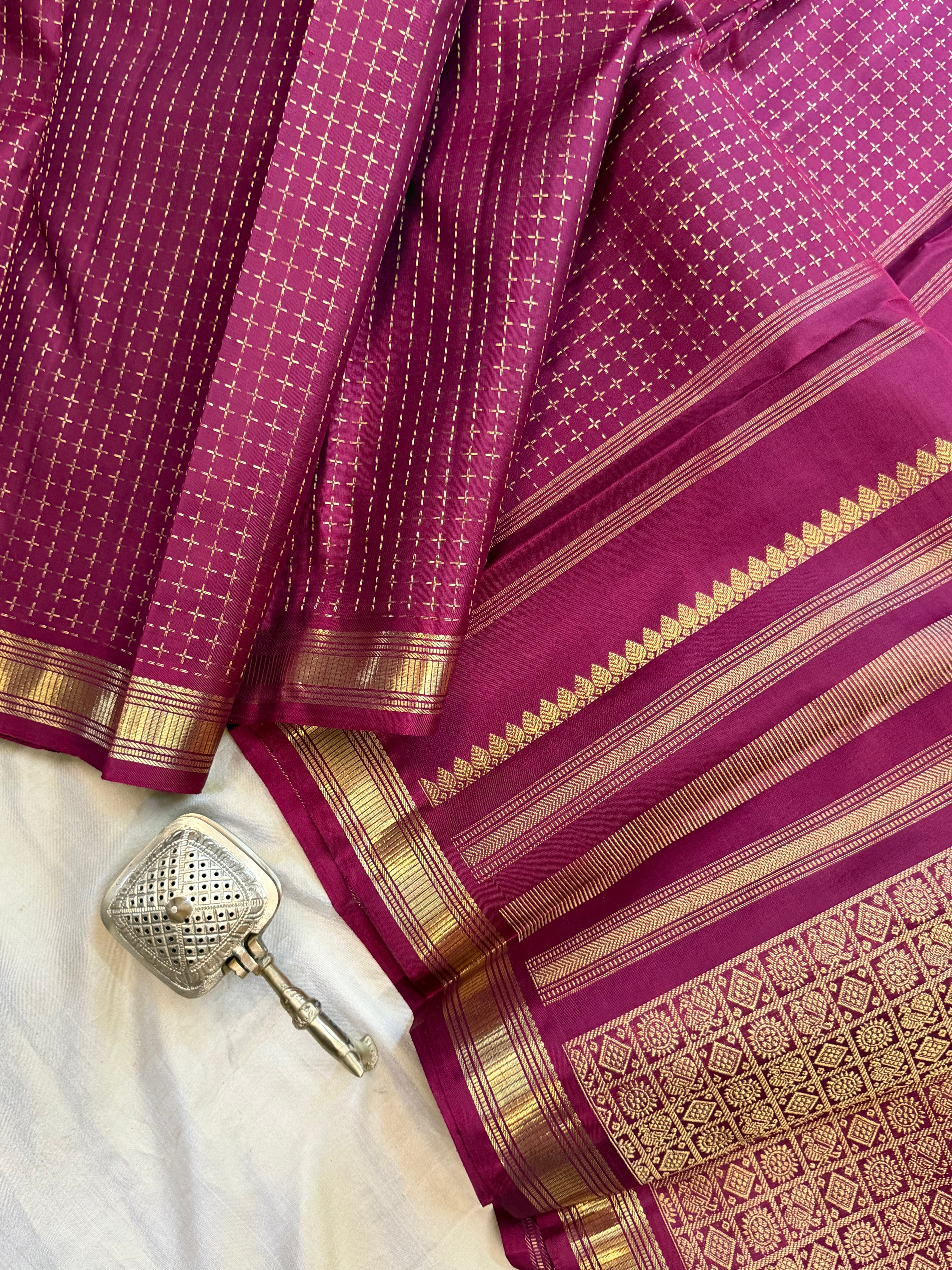 Podi color plus Butta  / Kanjipuram silk