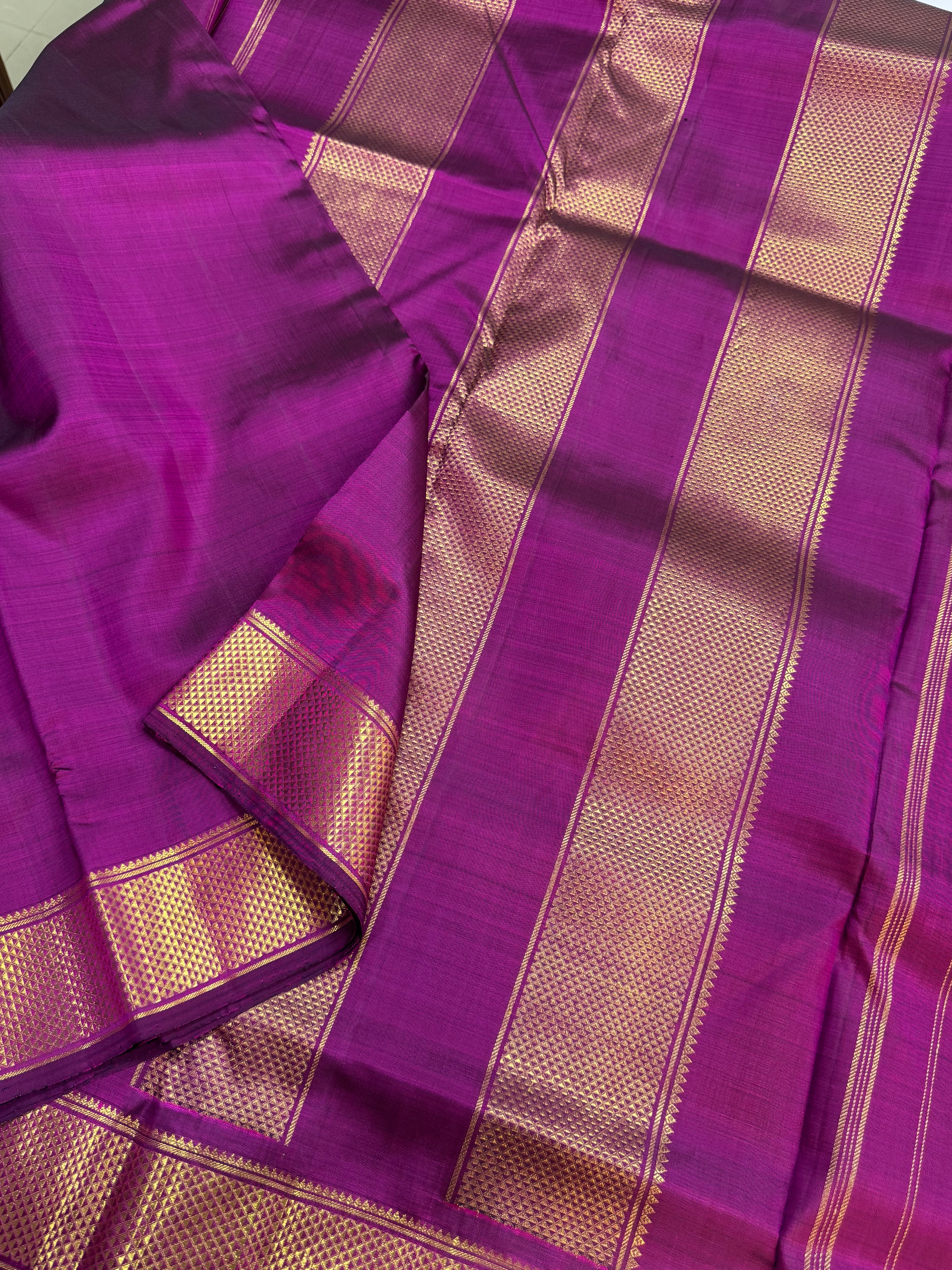 Vadamalli araimadam pet pure zari 10 yards saree