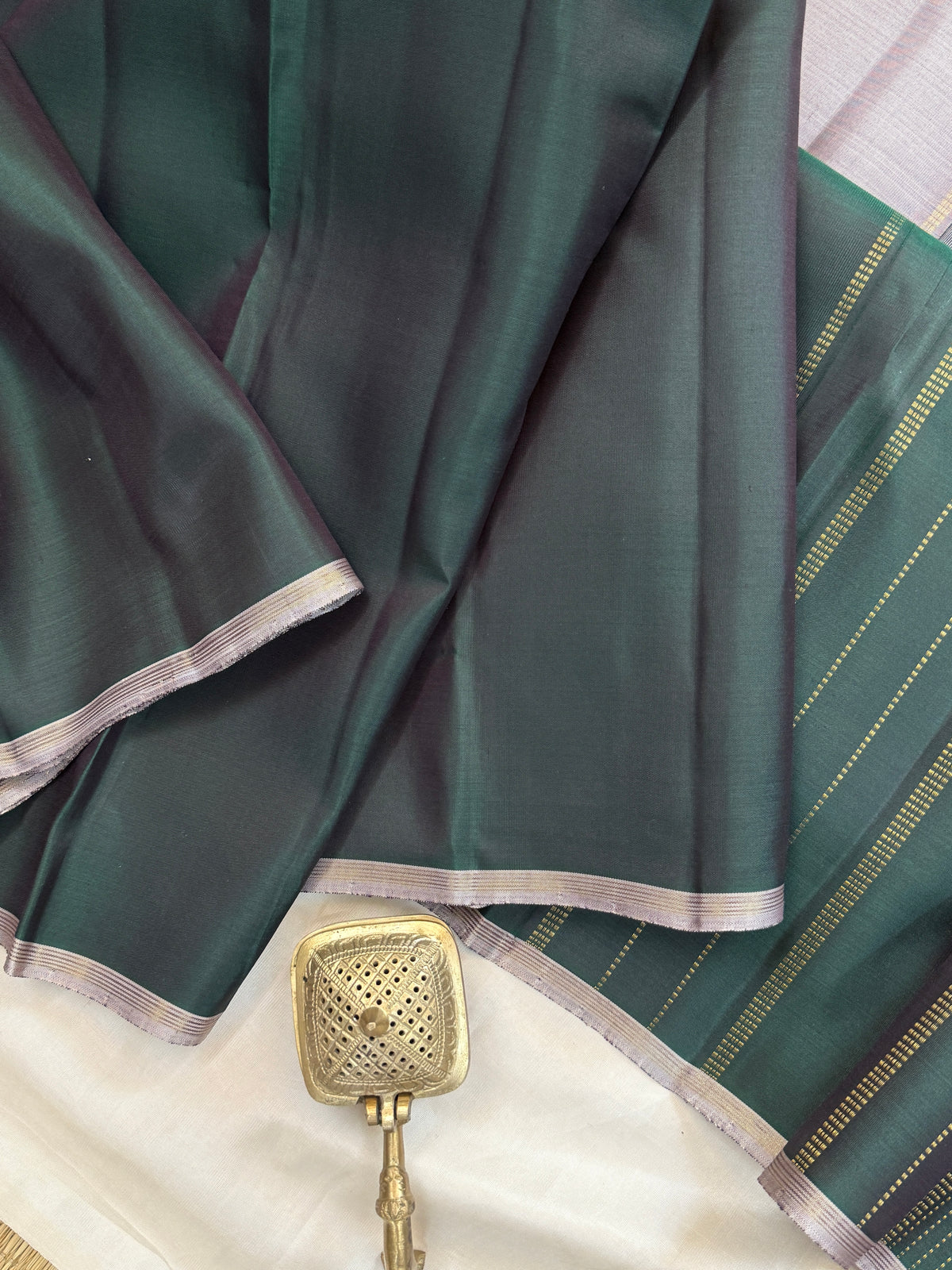 Half and Half pure Zari/Kanjipuram silk saree clsa 12323