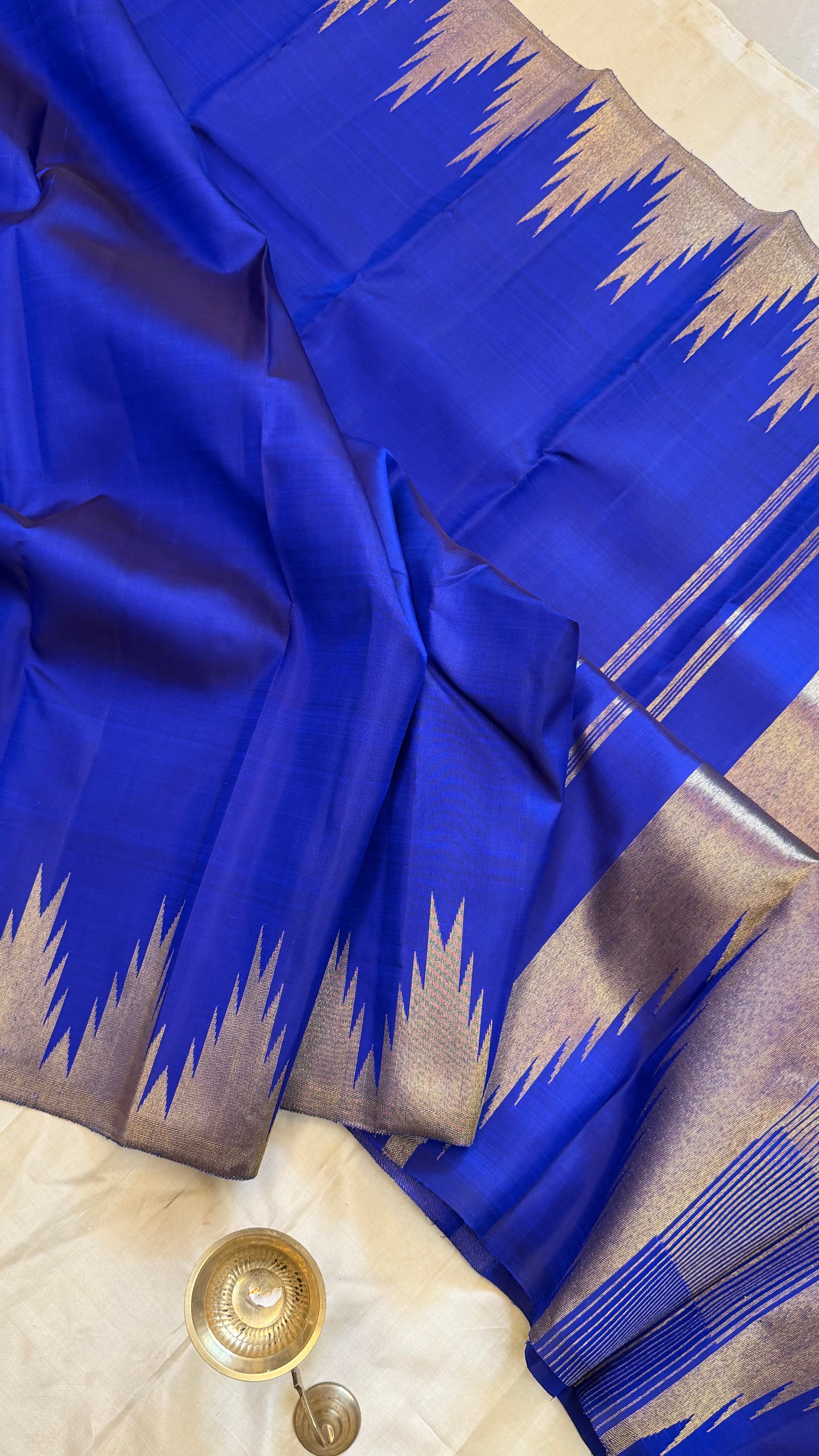 Ms blue 8 kol / kanjipuram silk