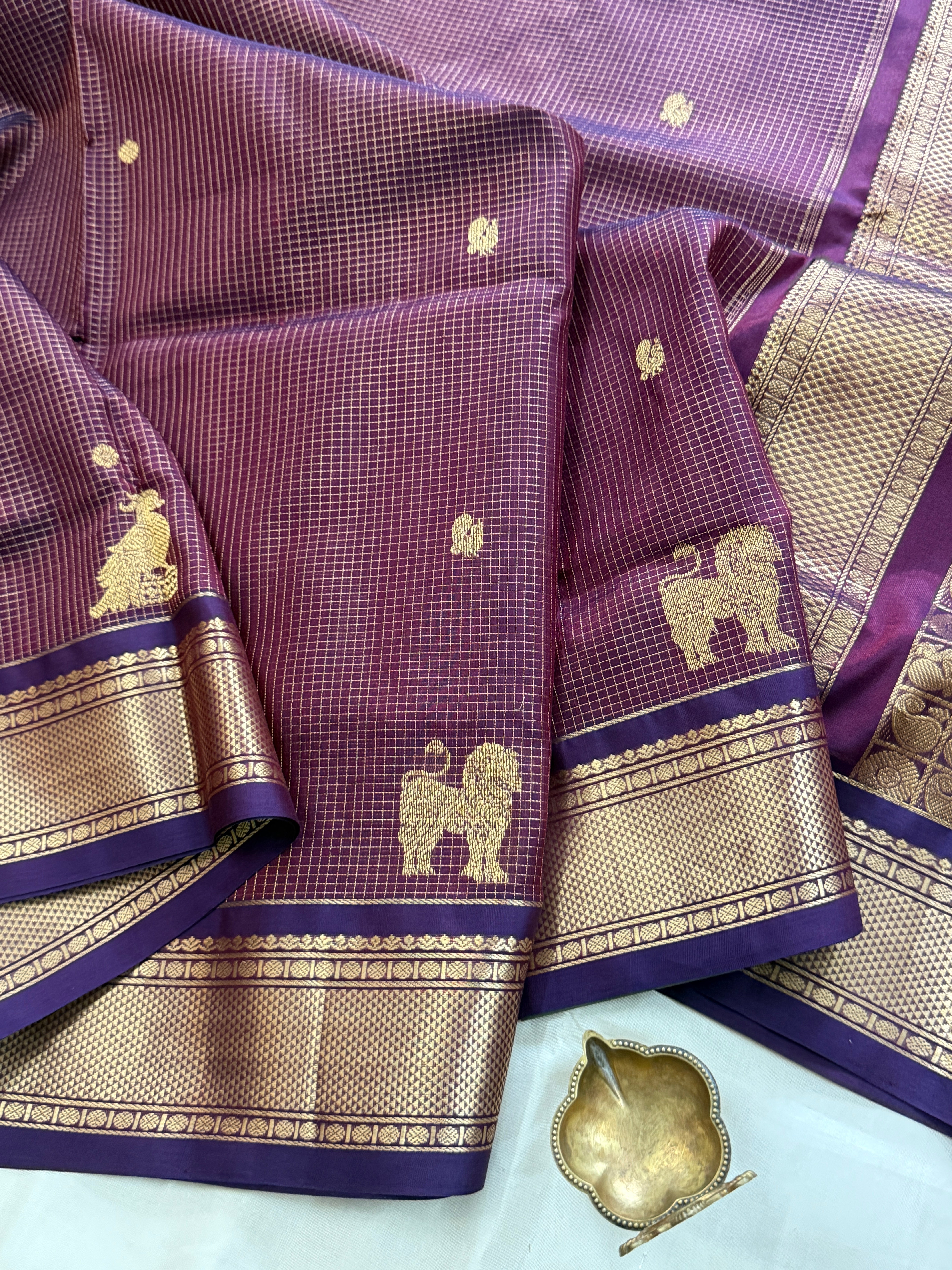Paaku Zari kattam Silk cotton/ CLSA11491