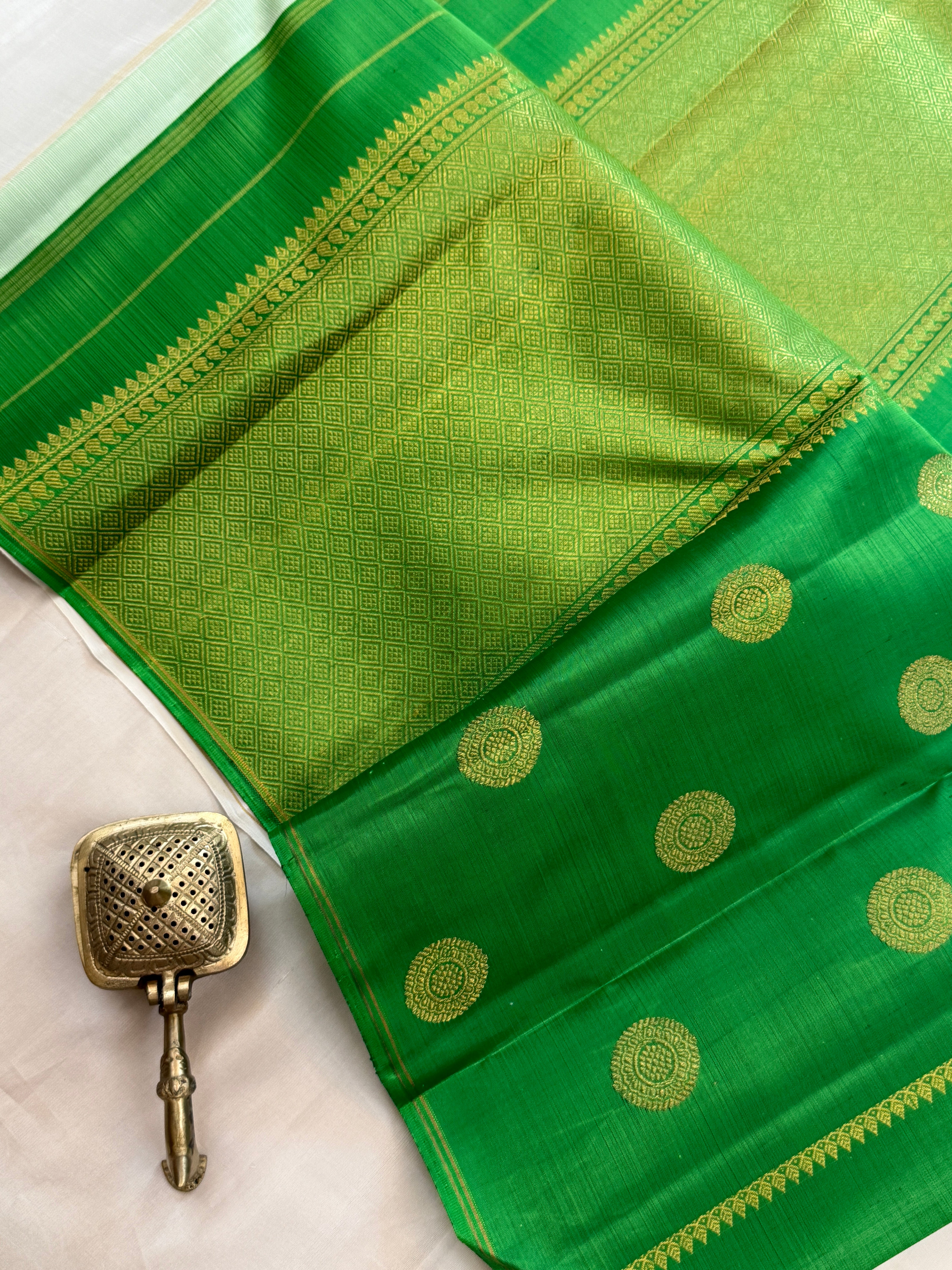 8 Kol / Kanjipuram silk saree clsa 11212