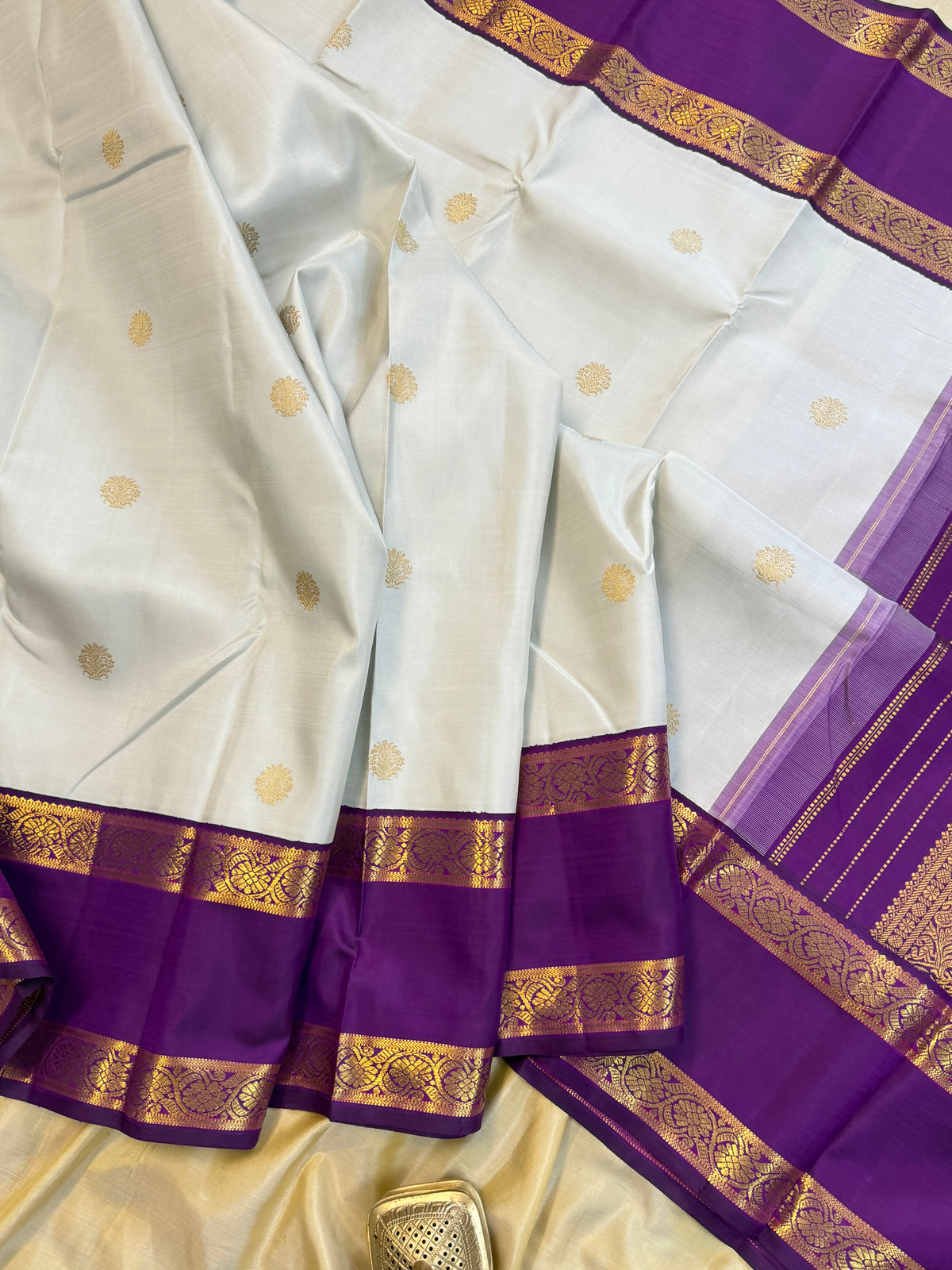 Eeyam retta pet. / pure Kanjipuram silk