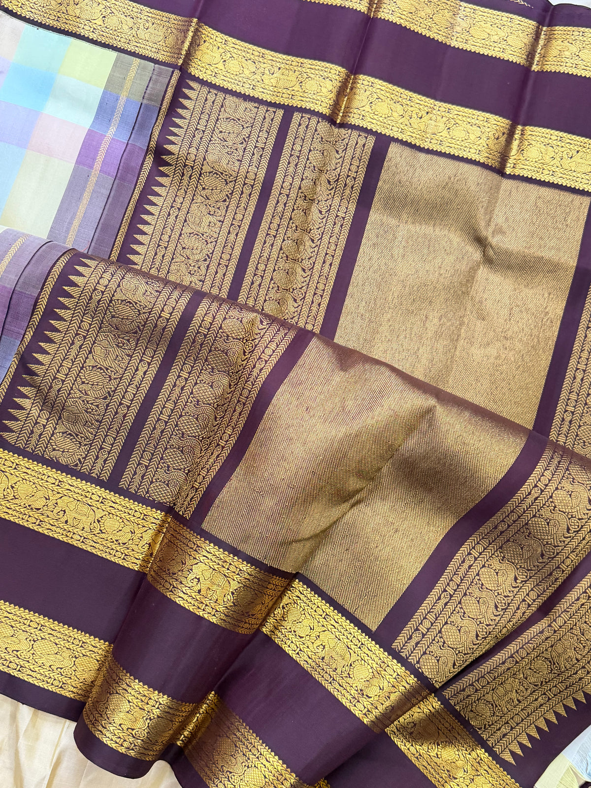Vintage retta pet  Korvai  / Arani silk
