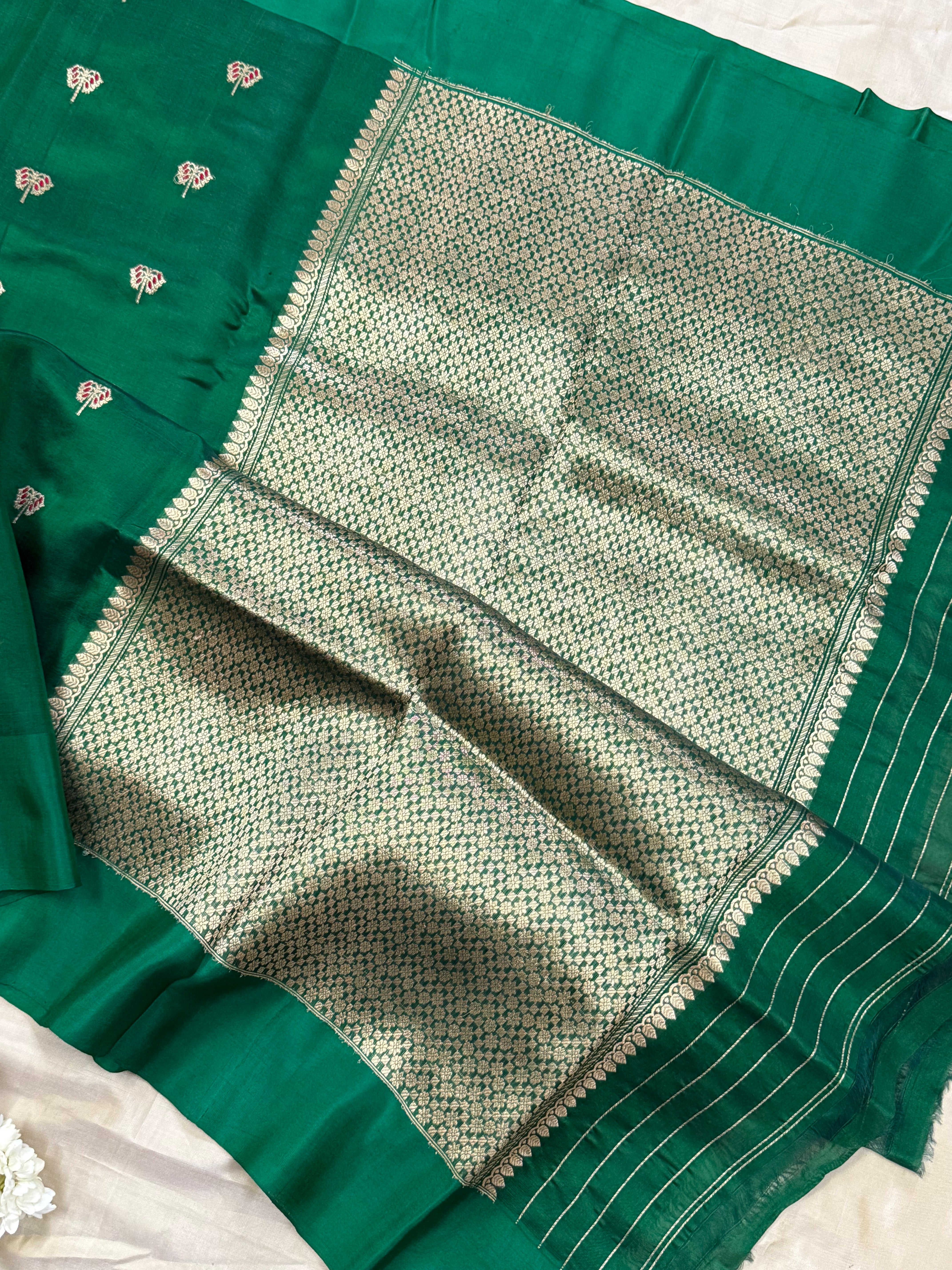Green Revival / Chanderi Silk
