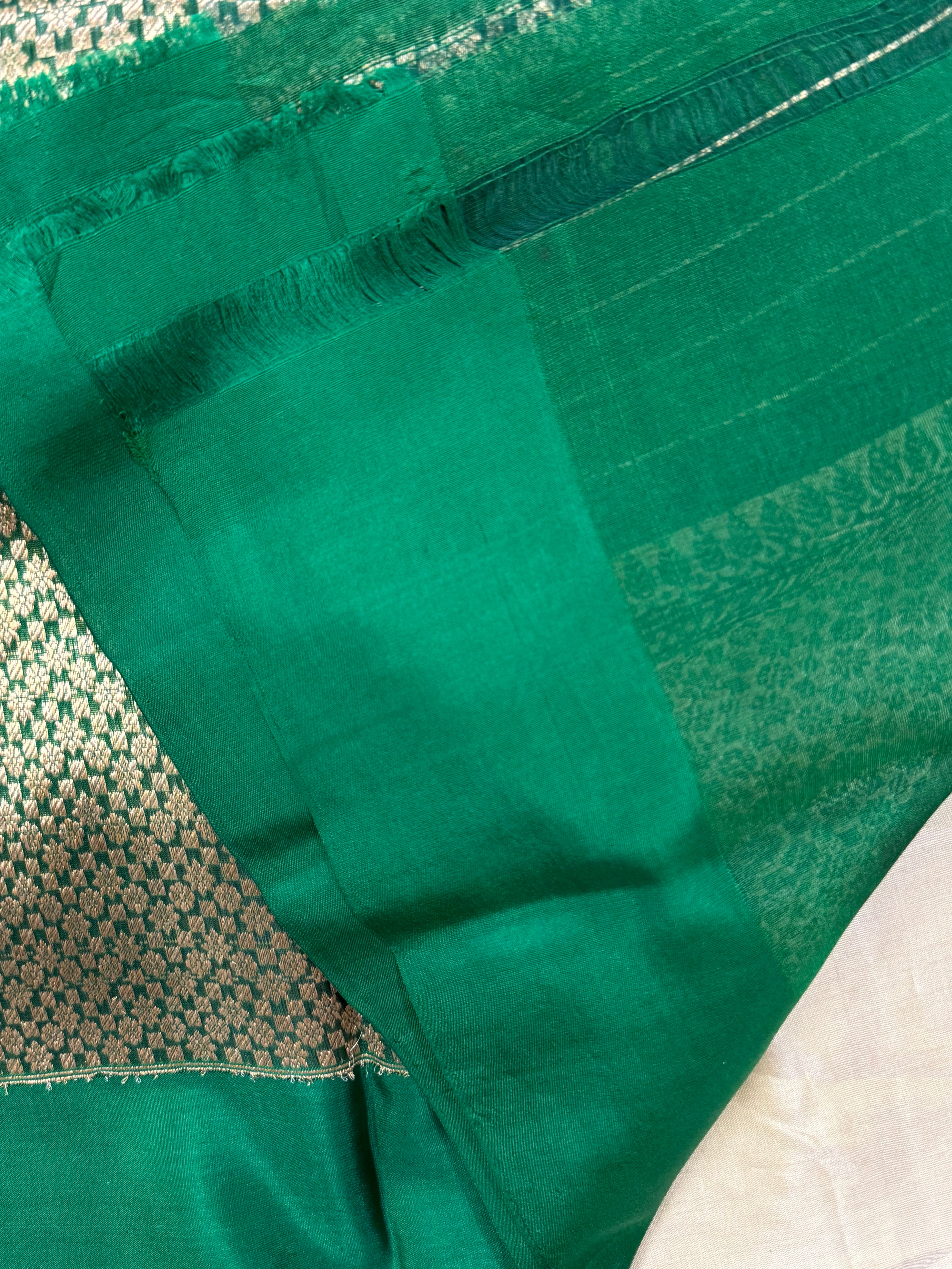 Green Revival / Chanderi Silk