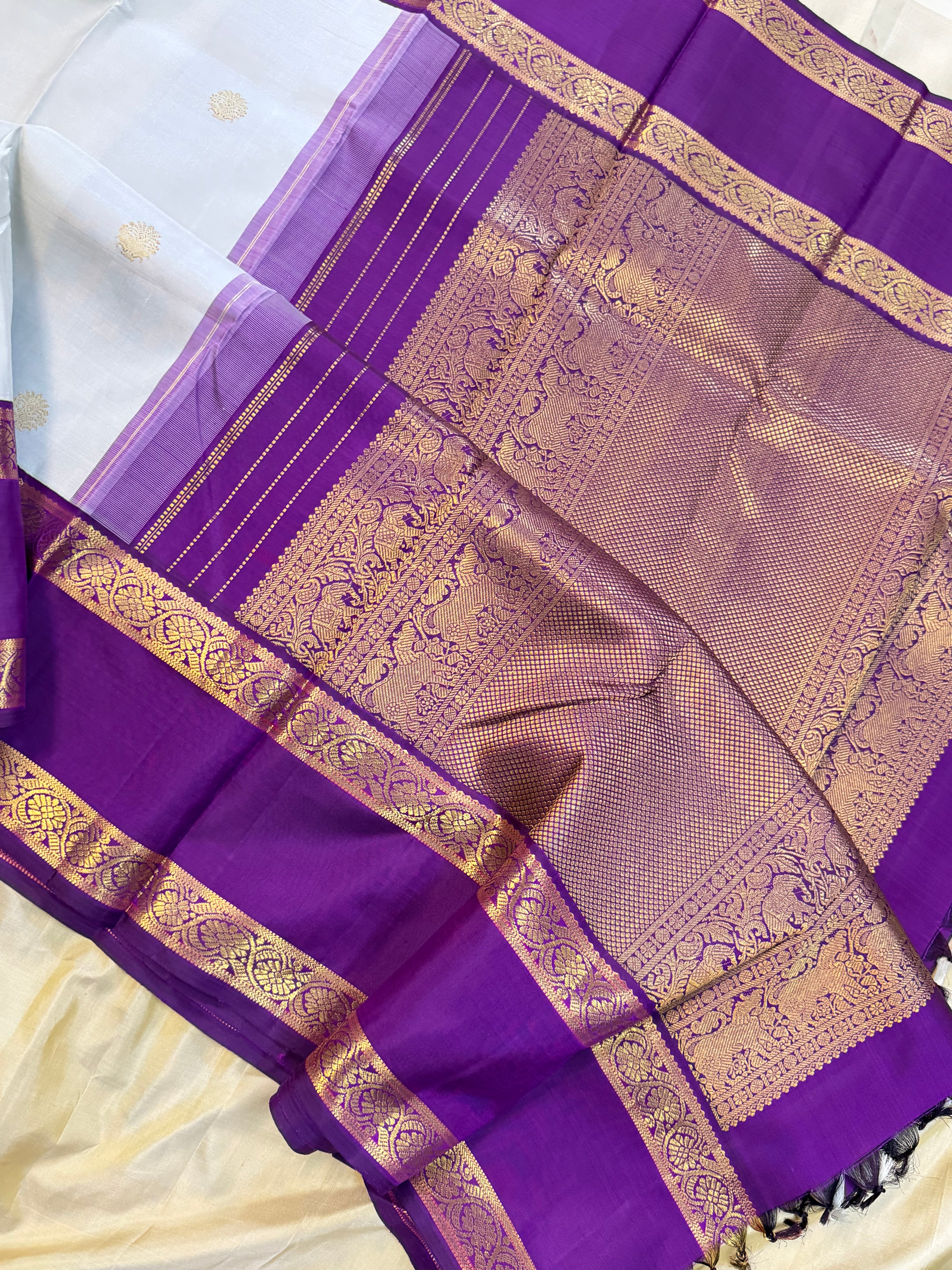 Eeyam retta pet. / pure Kanjipuram silk