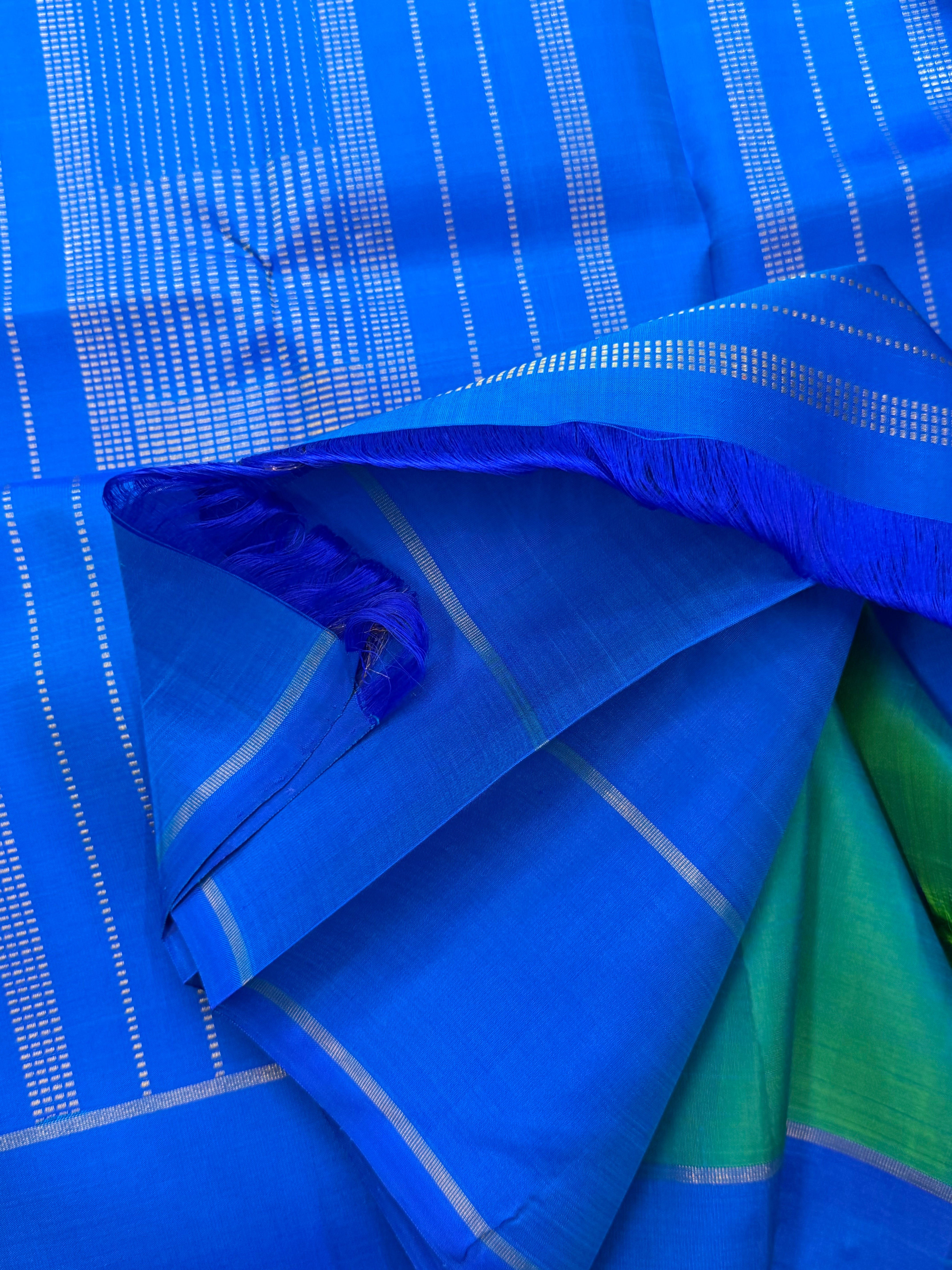 Permam : sea blue Annam Butta / Kanjipuram silk CL6681