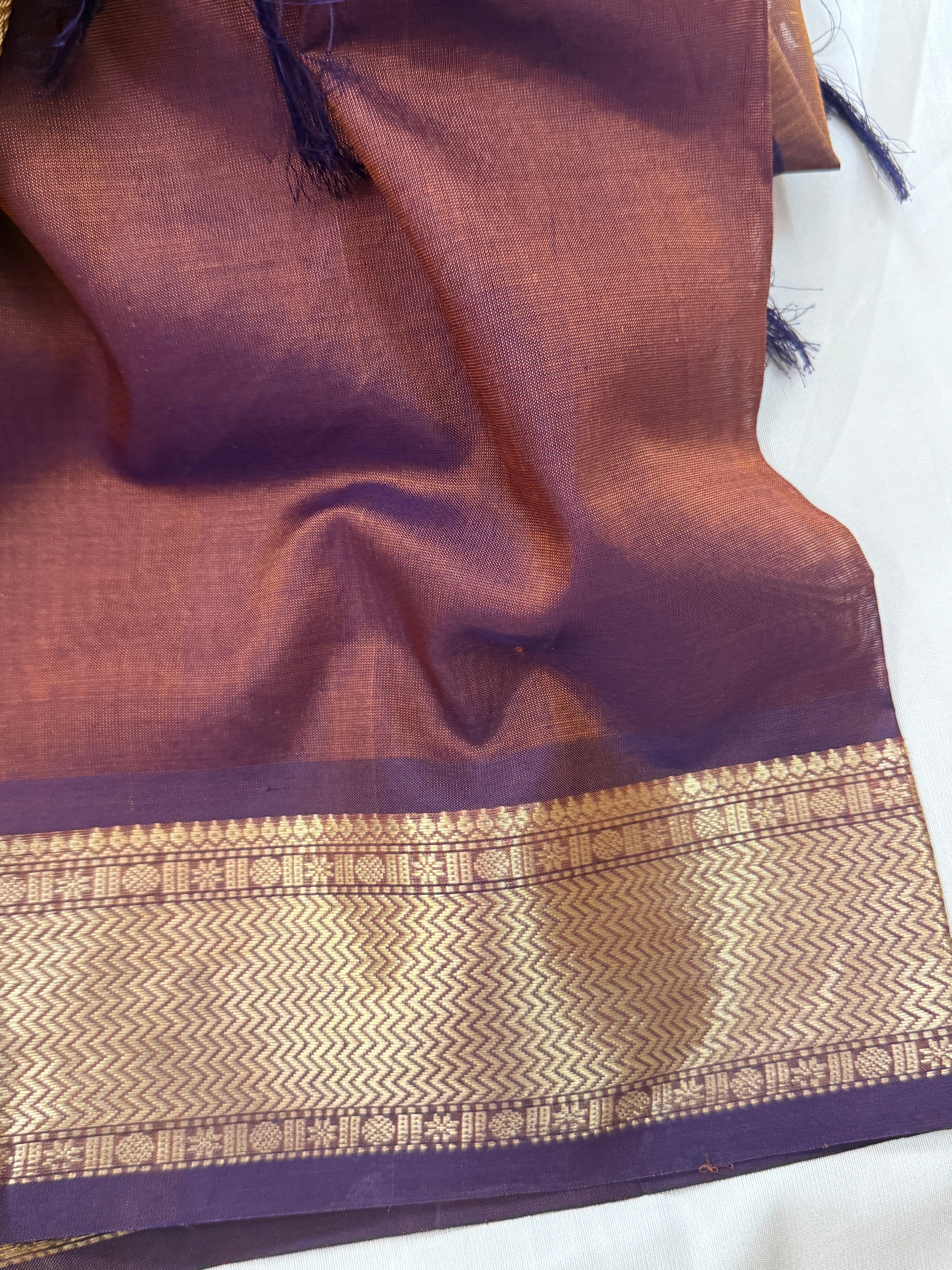 Honey vairaoosi annam checkaram Butta silk cotton/CLSA11489