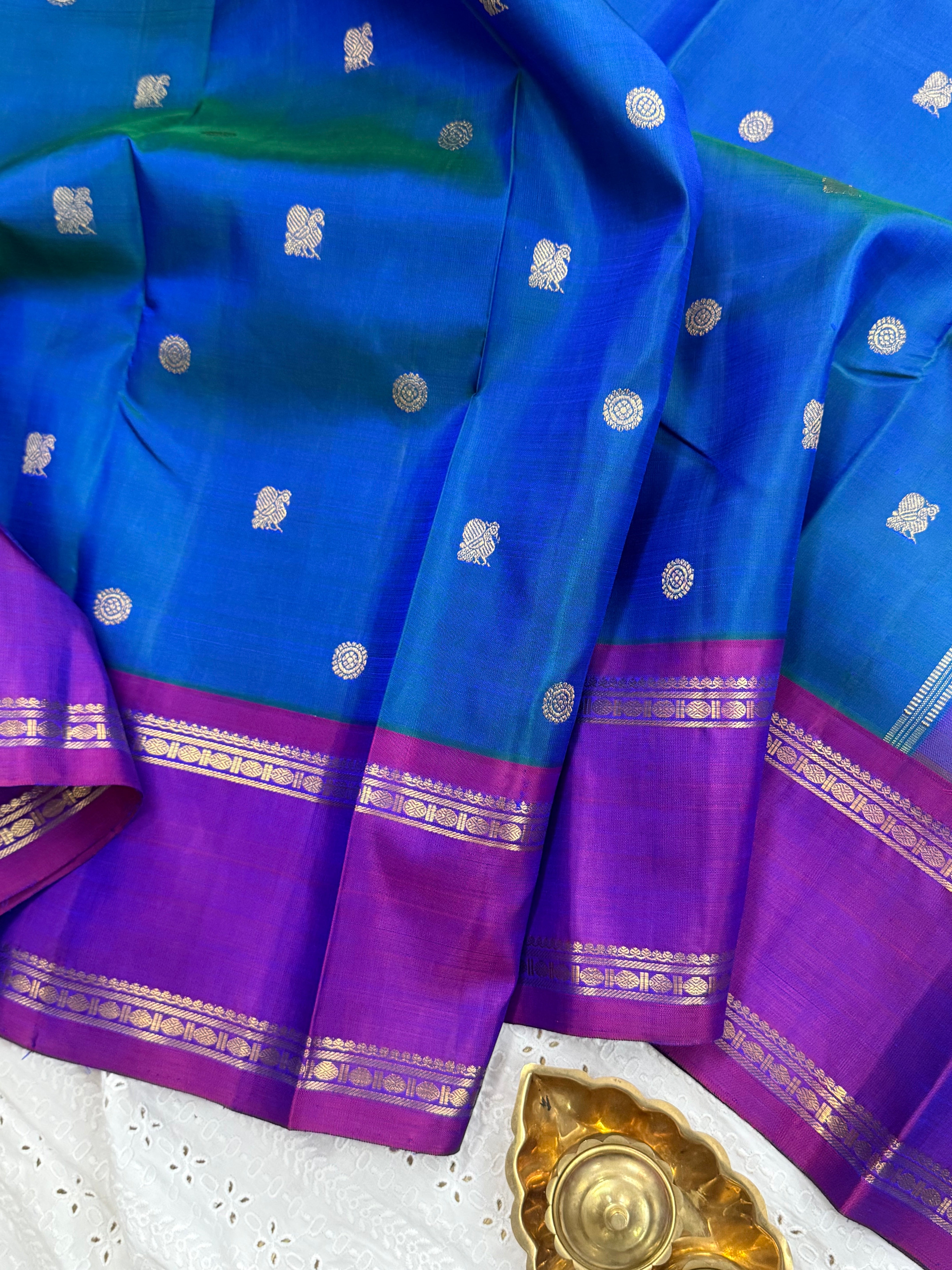 MAYIKAZHUTHU RETTAPET/KANJIPURAM SILK SAREE