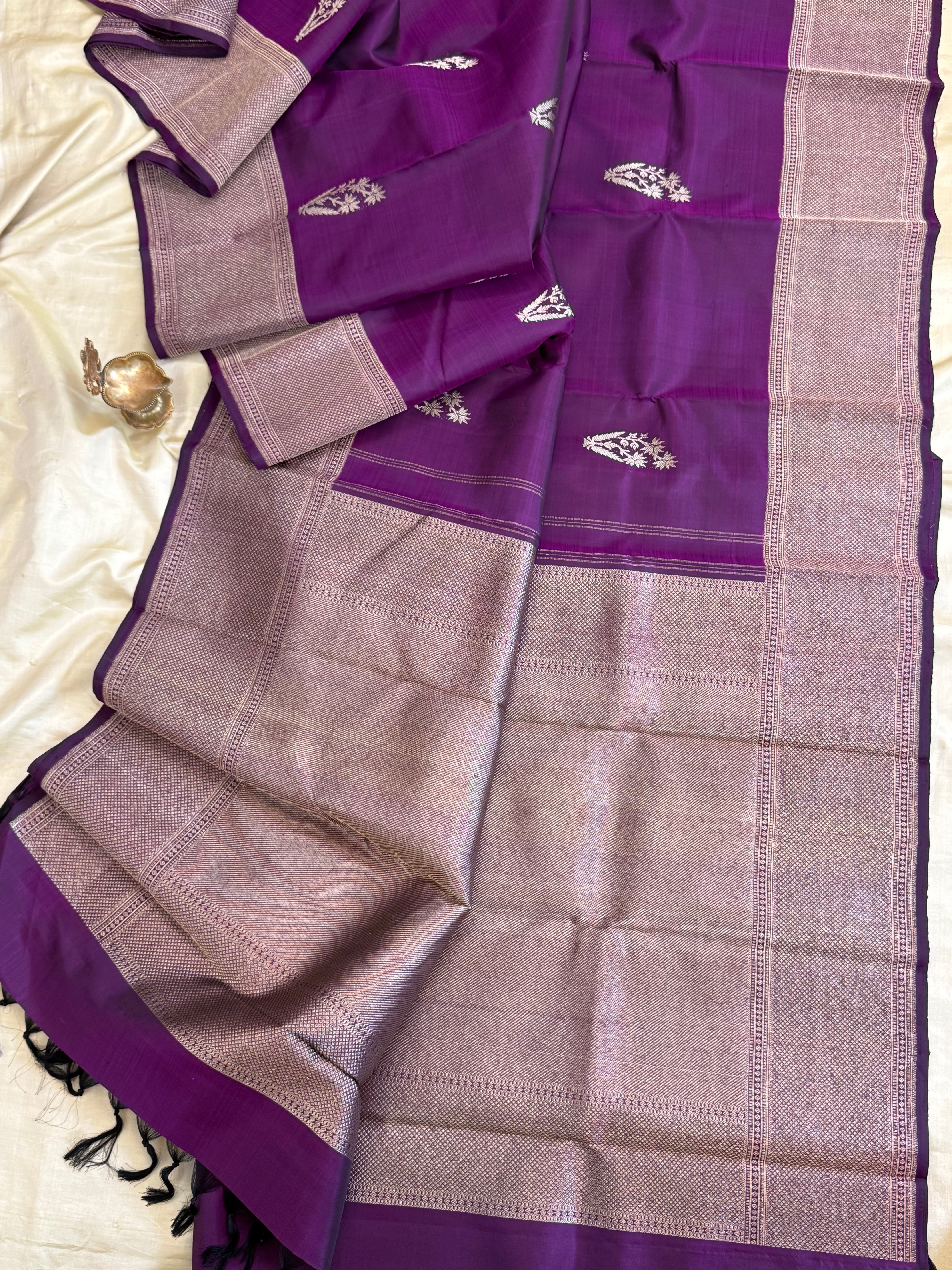 Purple colour body / Arani Silk Saree CLSA8487