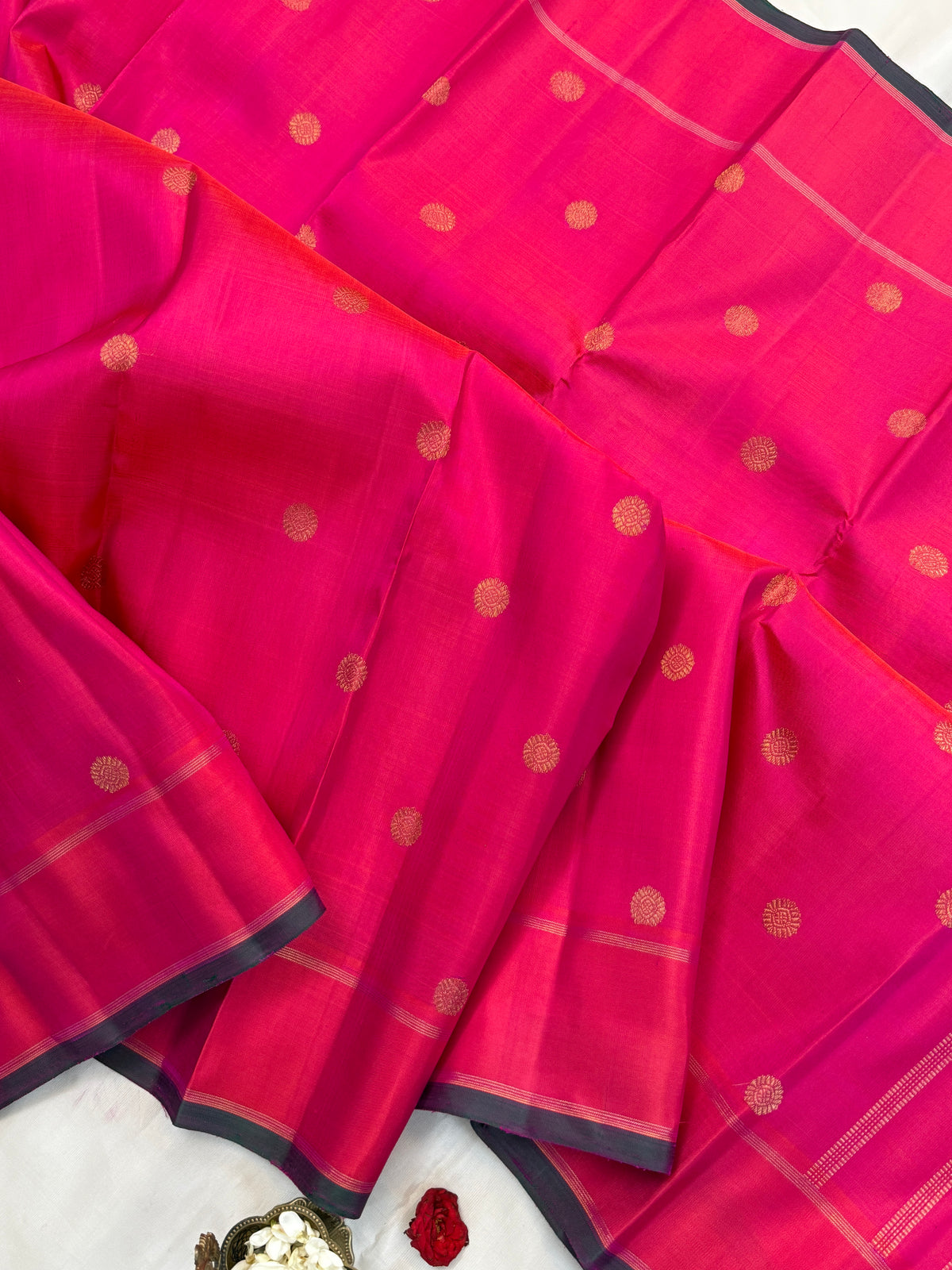 Kangambaram butta/Kanjipuram silk saree clsa 11592