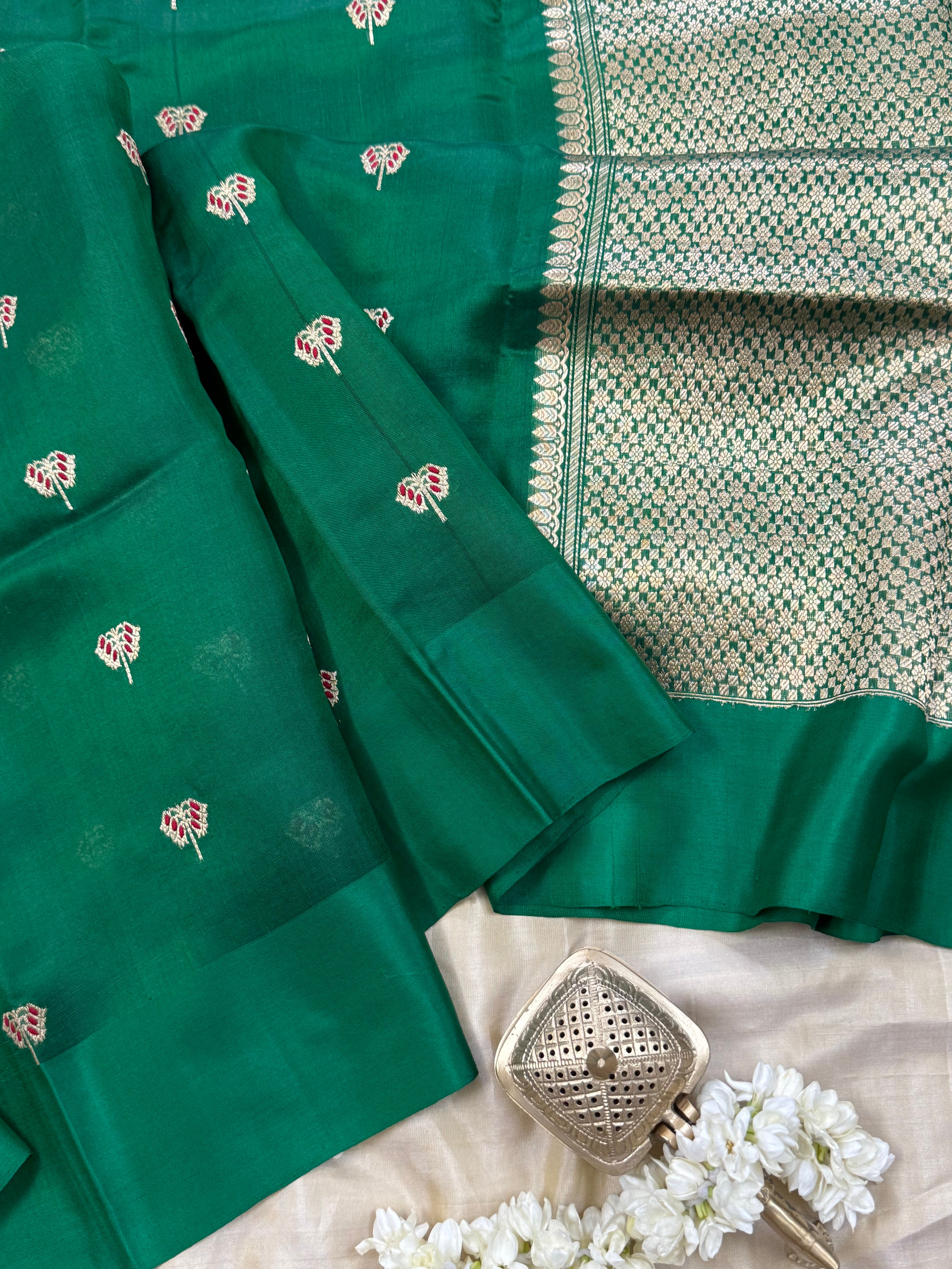 Green Revival / Chanderi Silk