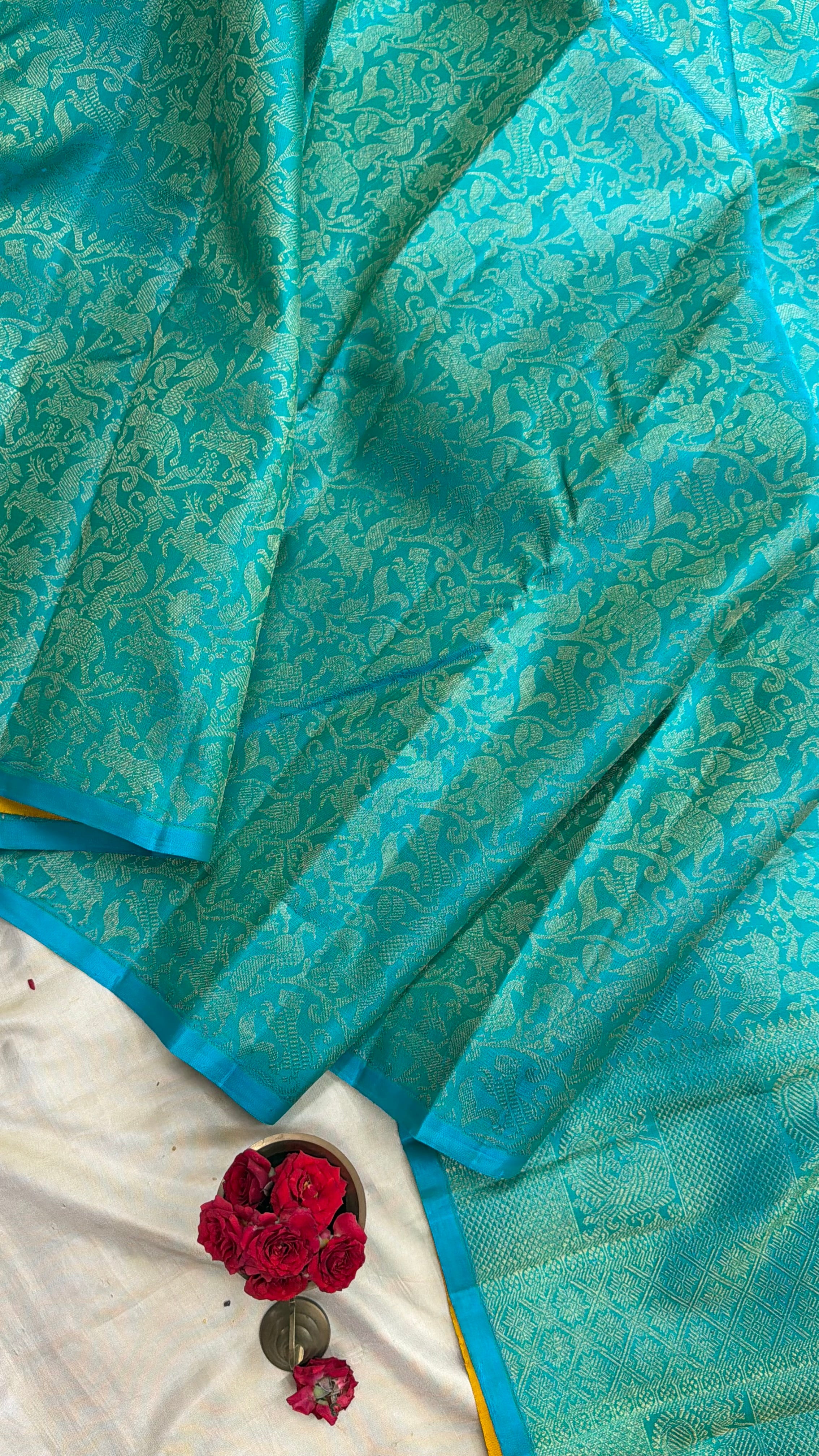 Vanasingaram brocade/ Kanjipuram silk