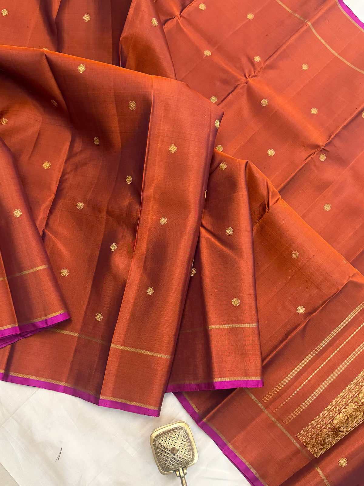 Rust Butta /Silk Kanjipuram CLSA11562