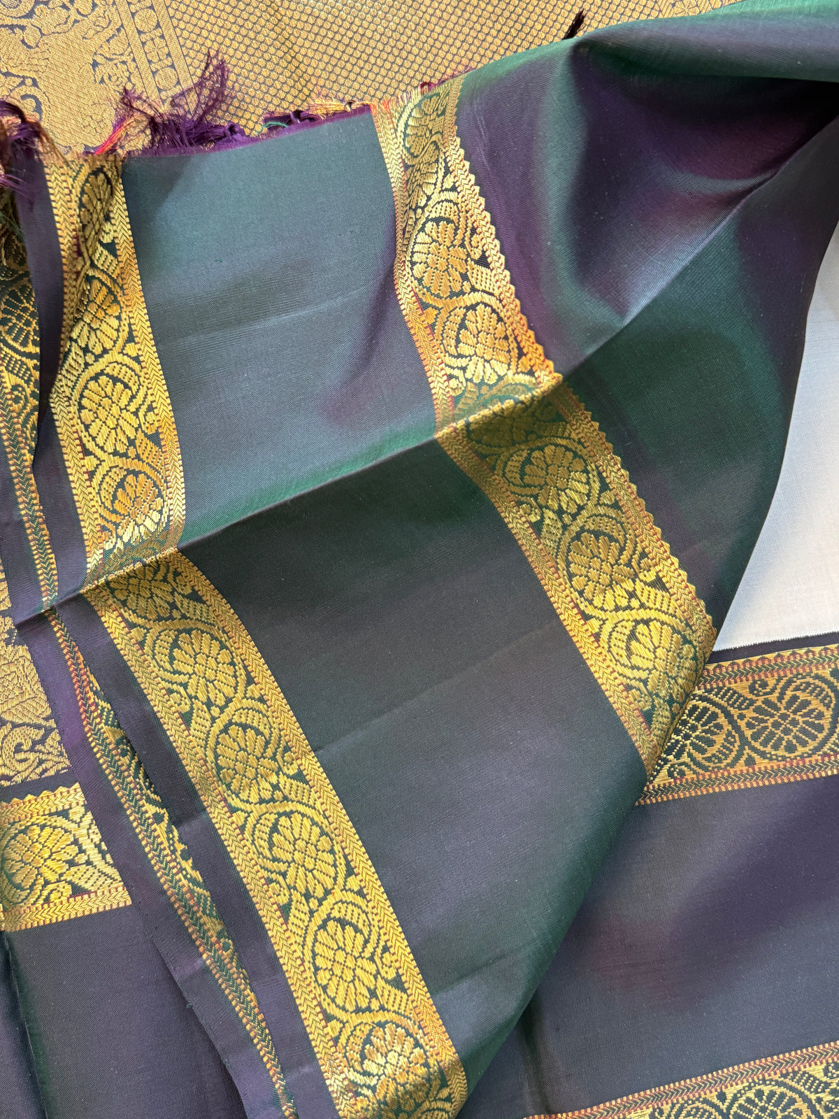 Eeyam retta pet. / pure Kanjipuram silk clsa 5045