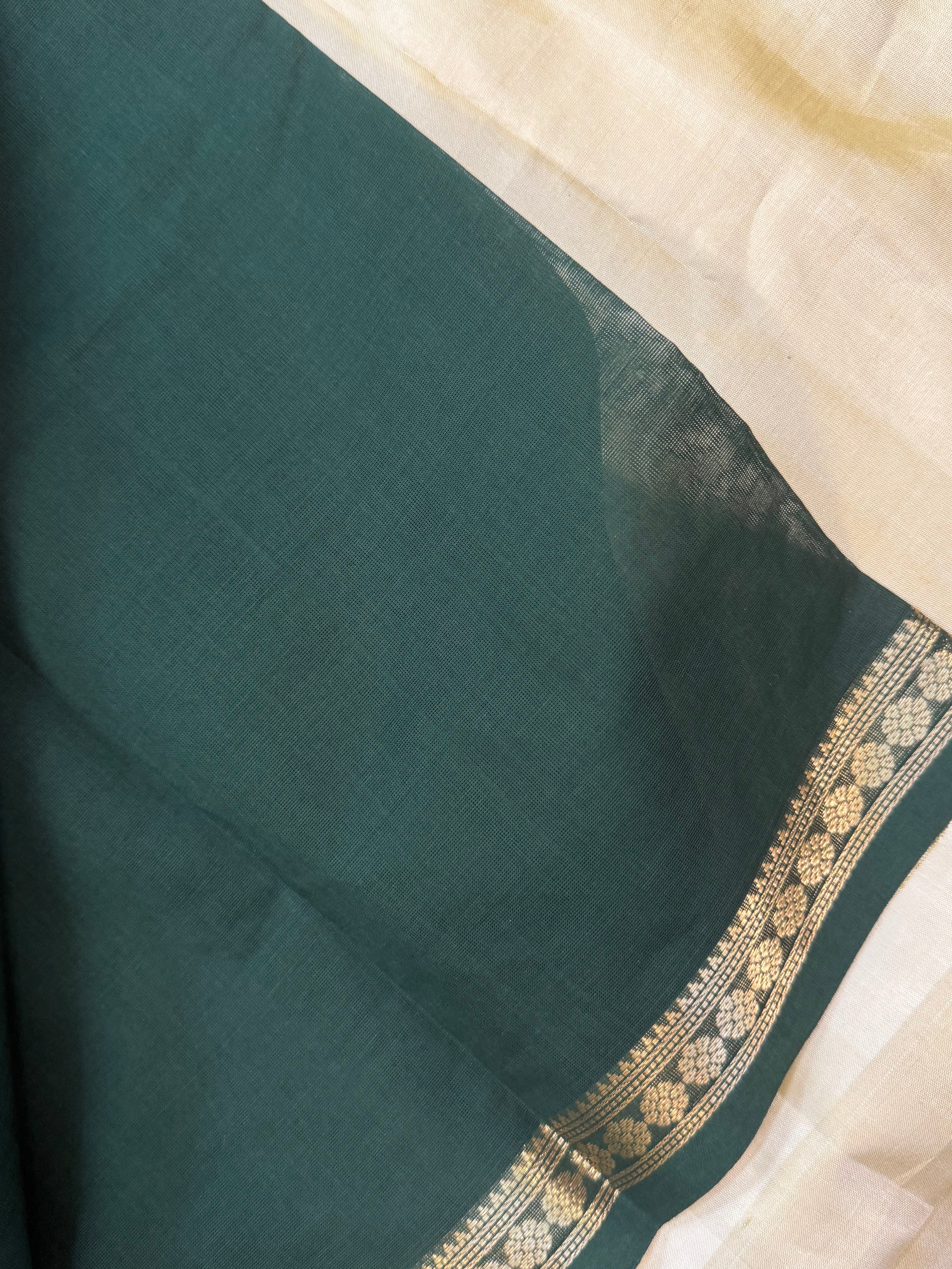 Green mubbagam/ Kanchi Cotton