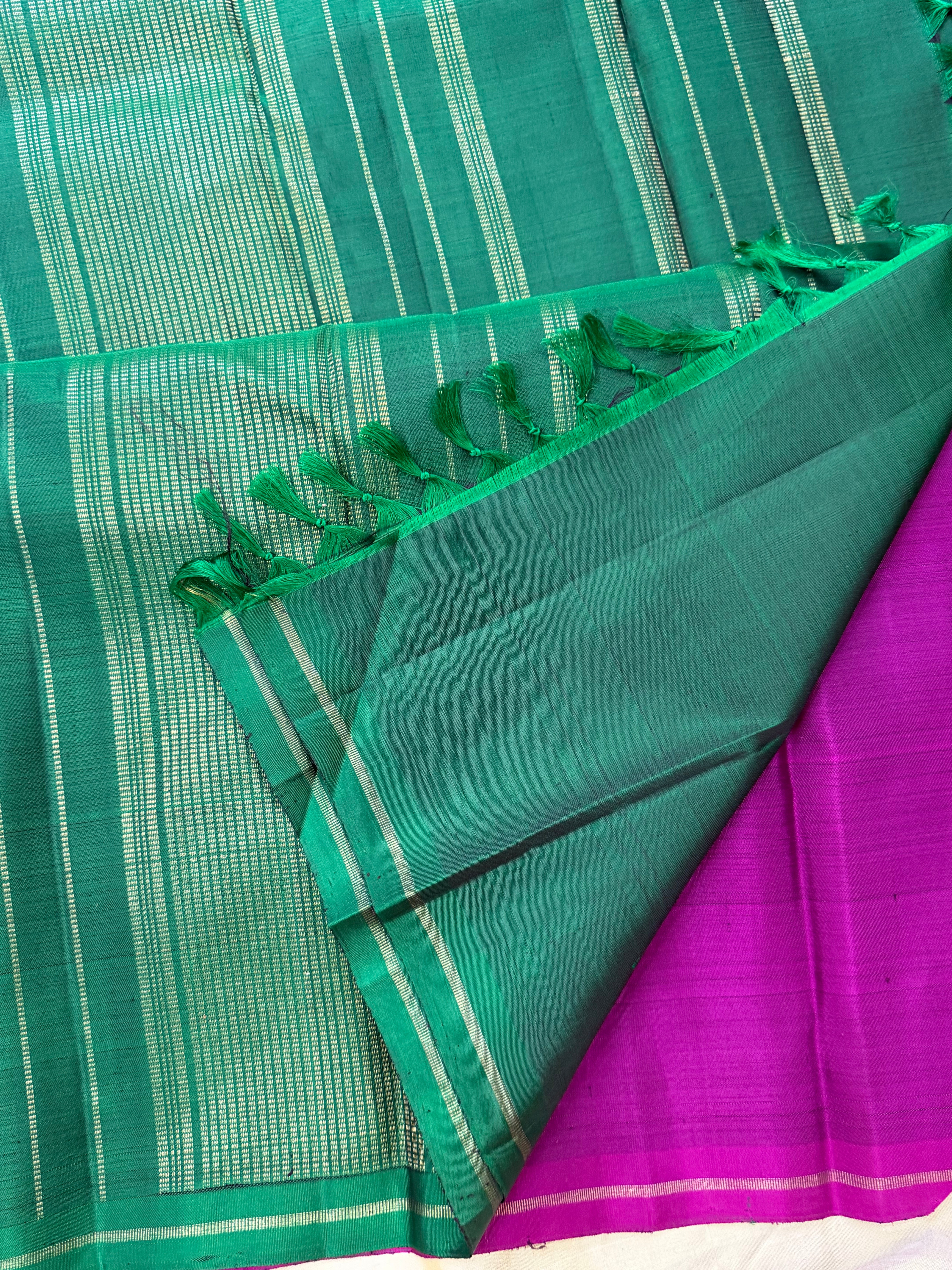 Magenta malli moggu  / Budget friendly Kanjipuram silk sarees