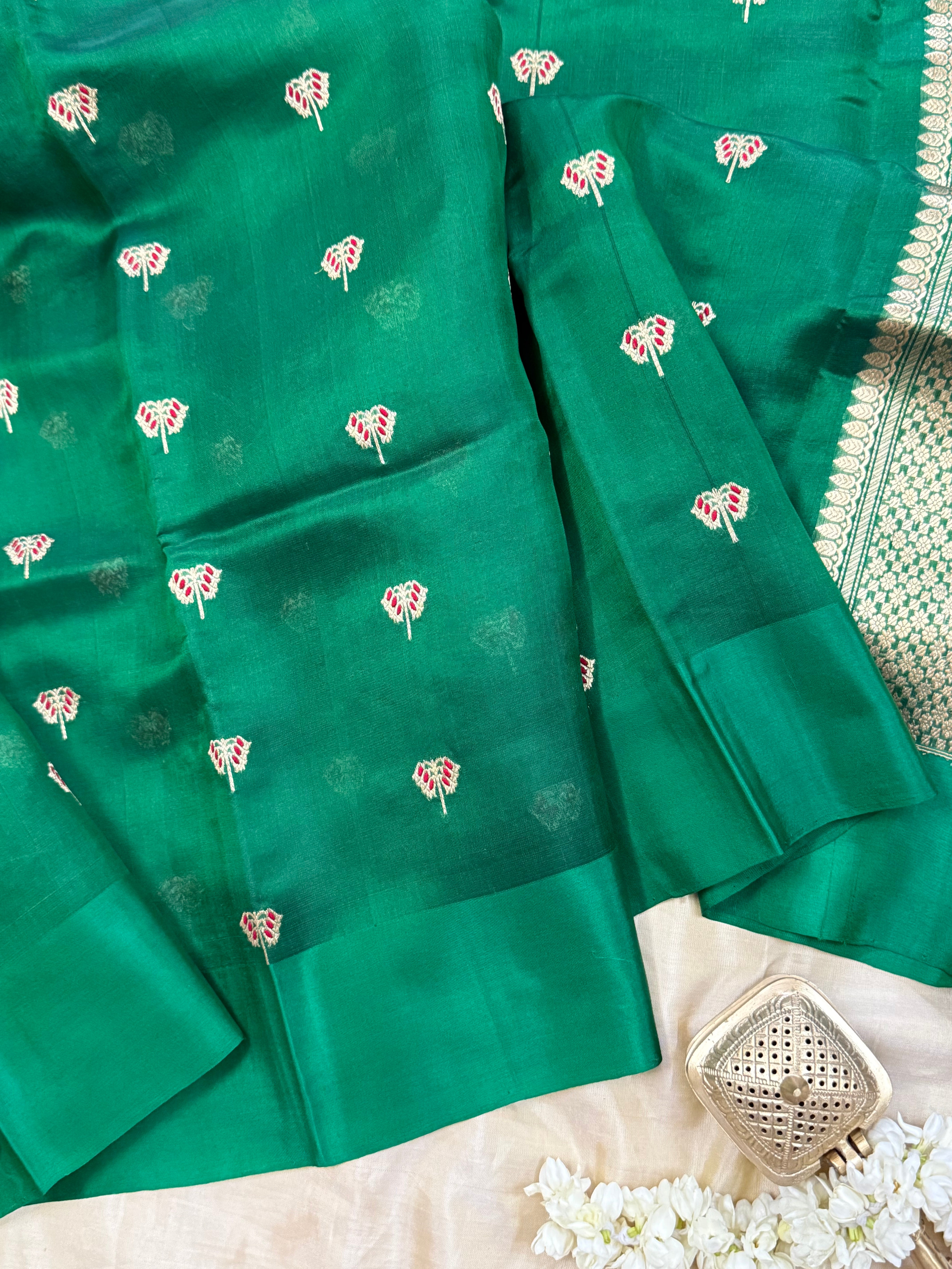 Green Revival / Chanderi Silk