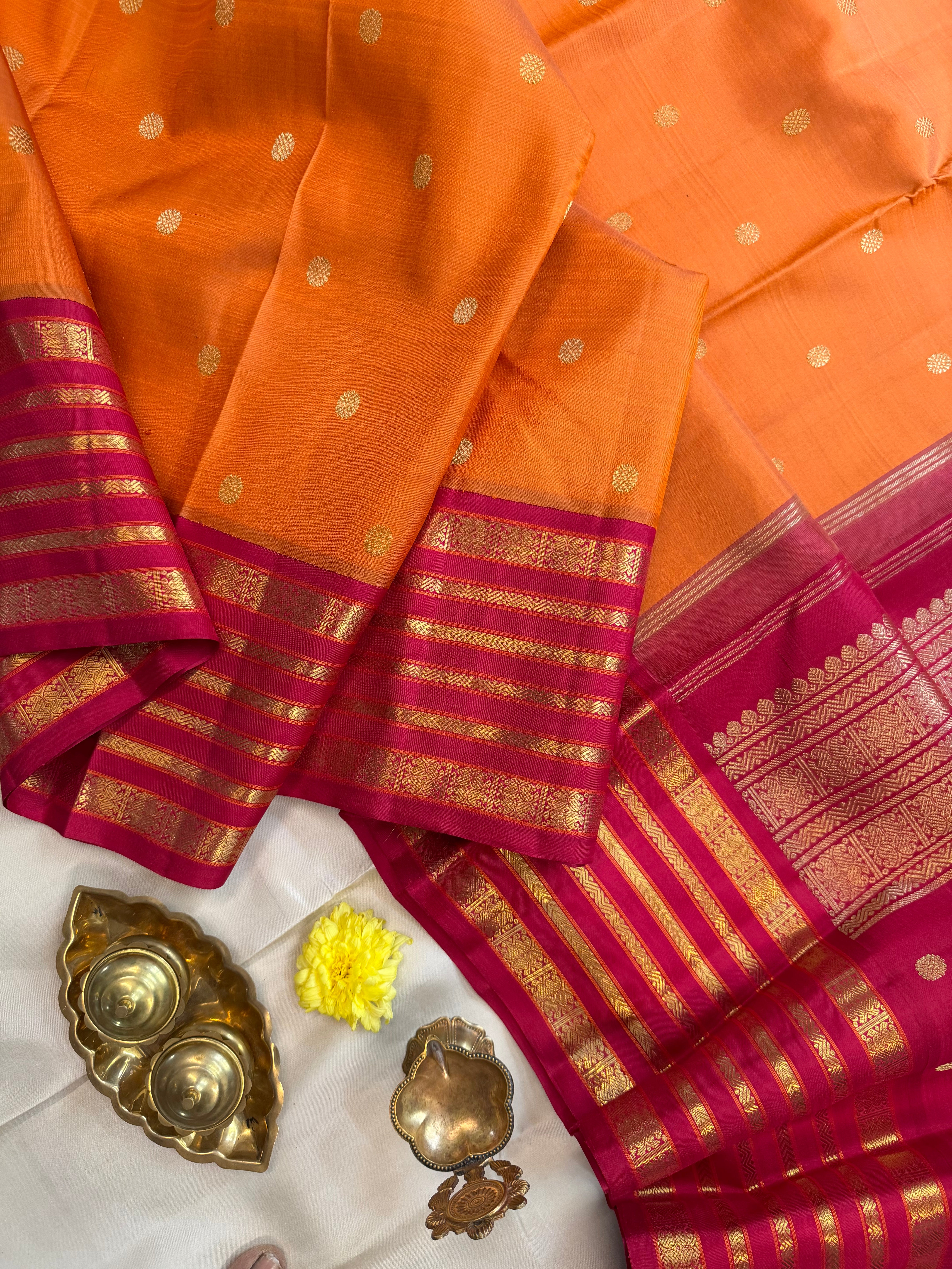 Korvai Varamahalakshmi edit : Simha colour  varisapet  Korvai Kanjipuram silk saree