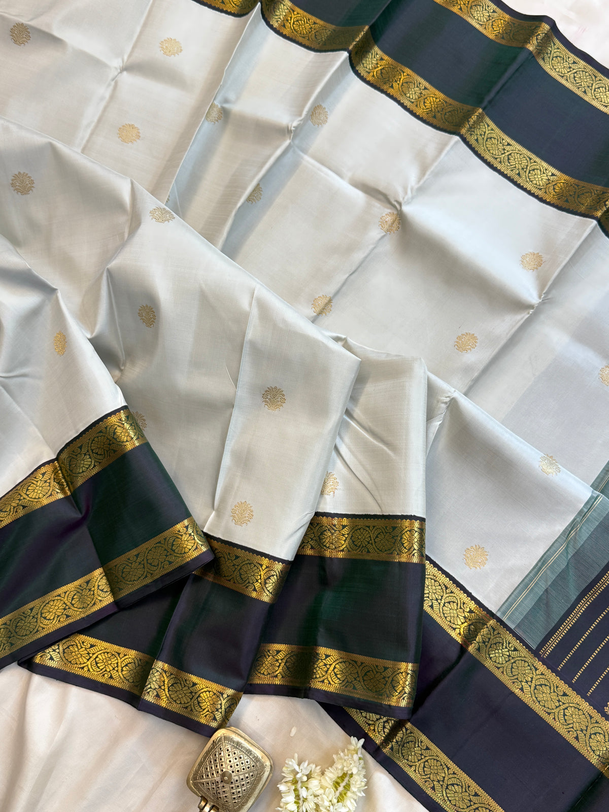 Eeyam retta pet. / pure Kanjipuram silk clsa 5045