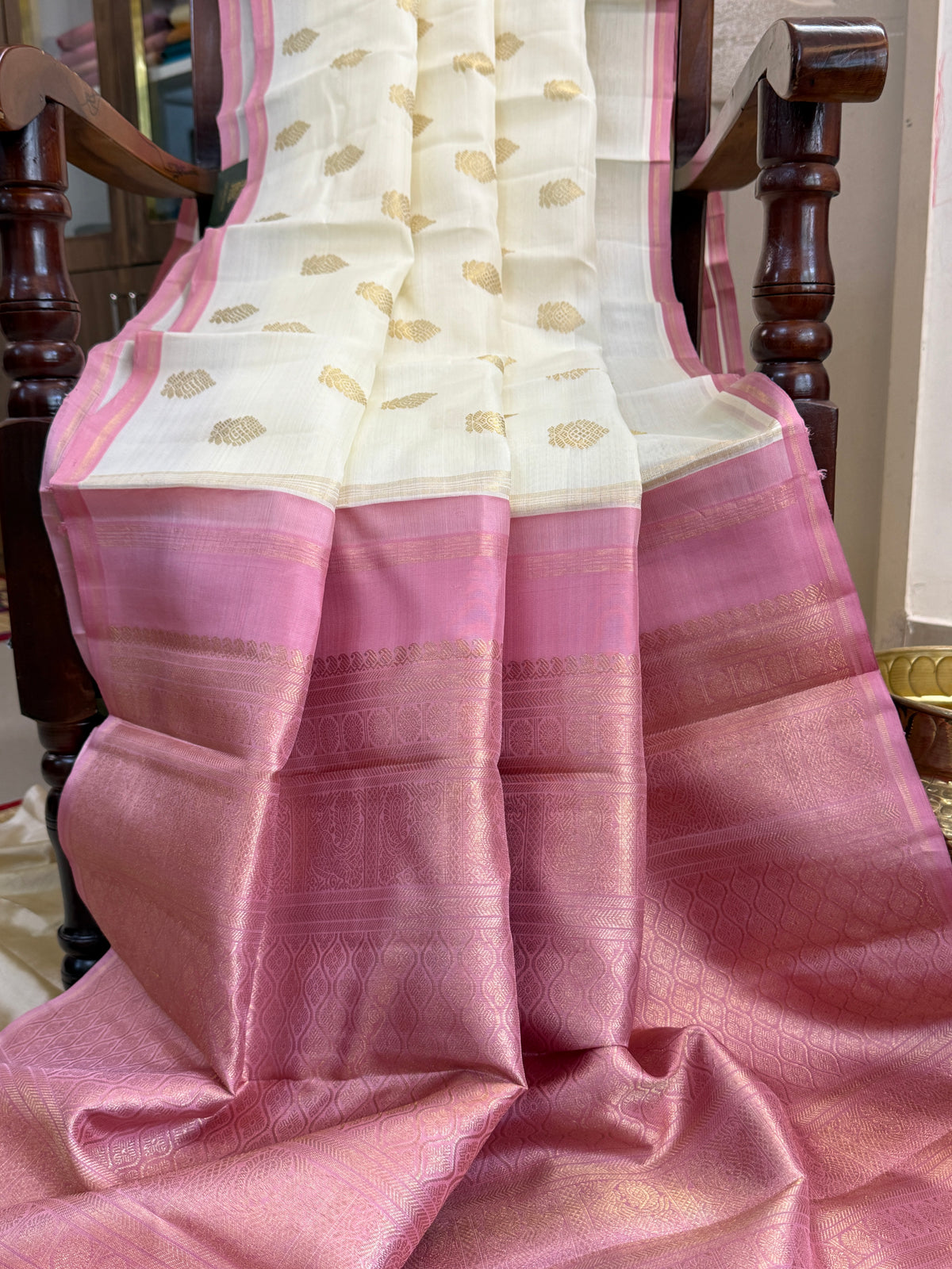 Organza silk saree / clsa 11133