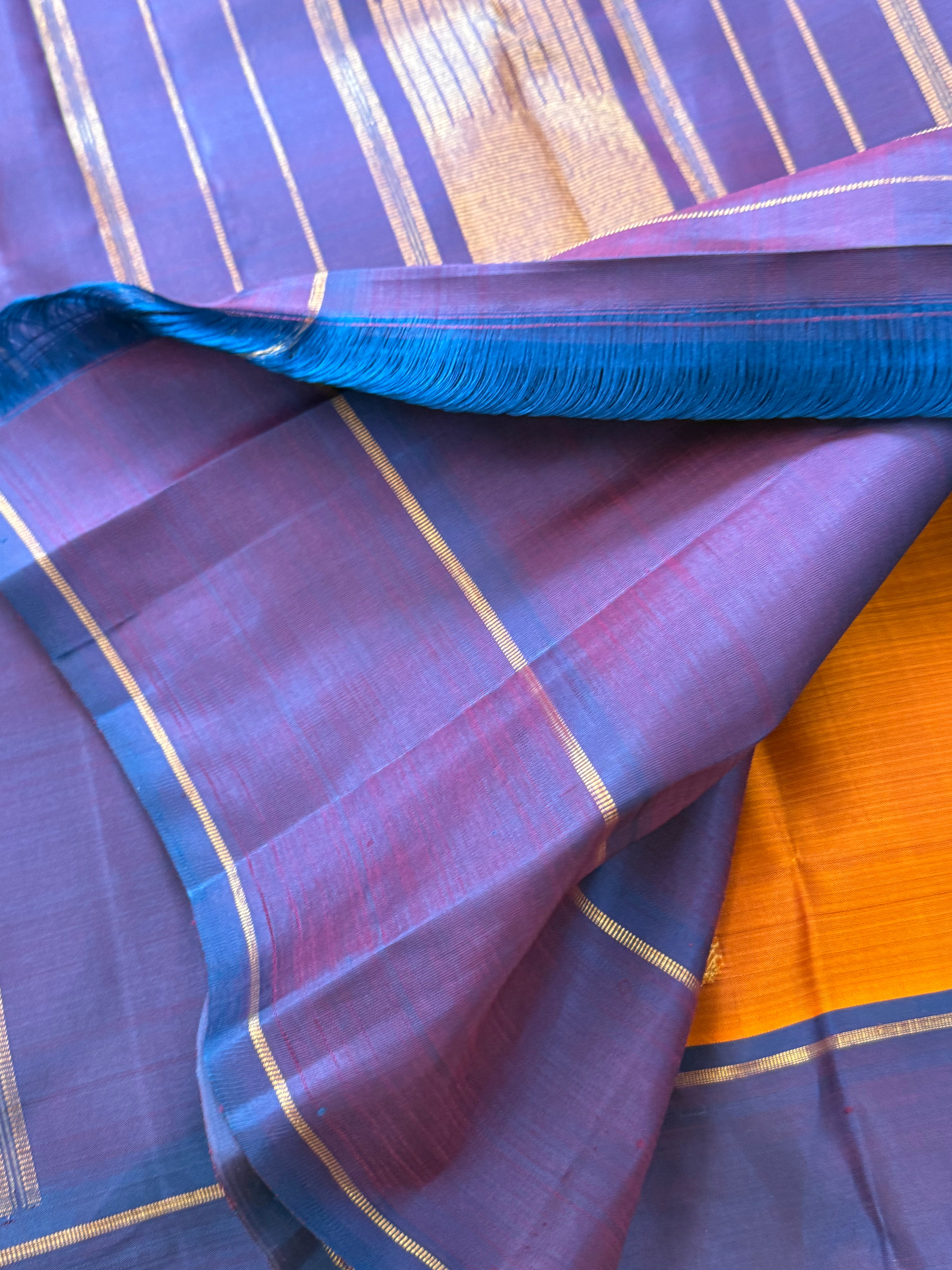 Rust retta pet  simple Pure Kanjipuram silk CLSSA11284