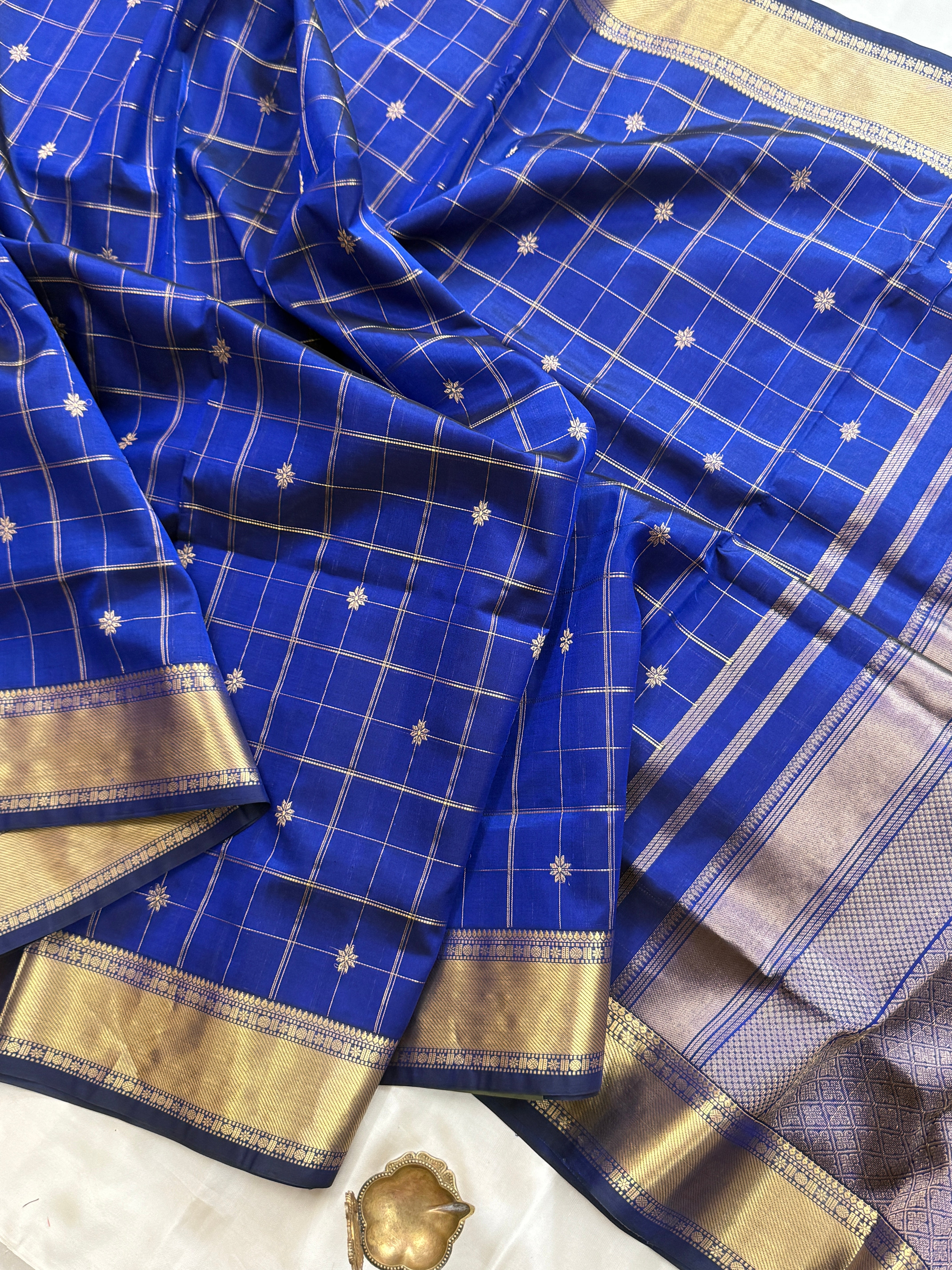 Checks star Butta silk cotton /CLSA11458