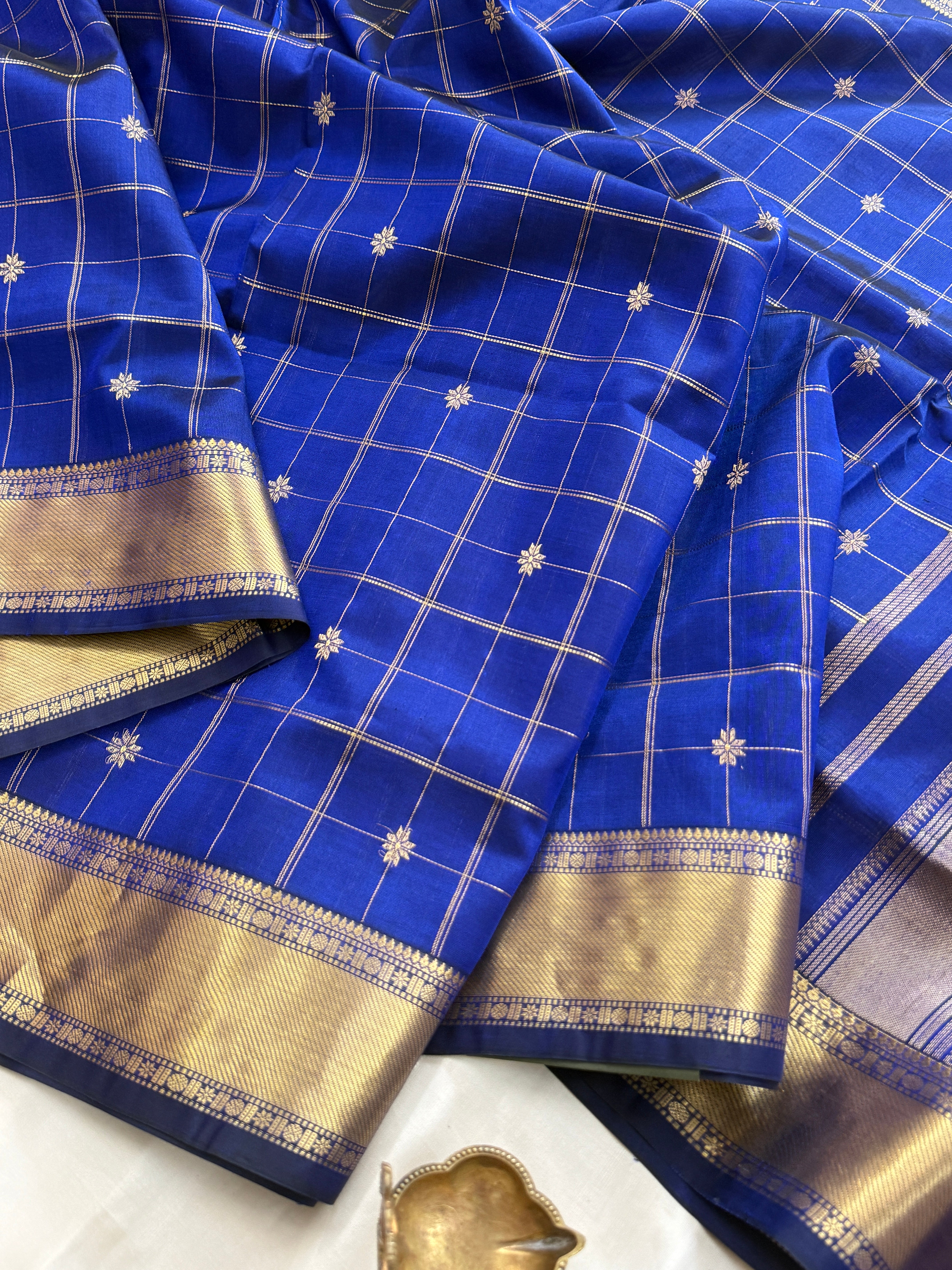 Checks star Butta silk cotton /CLSA11458