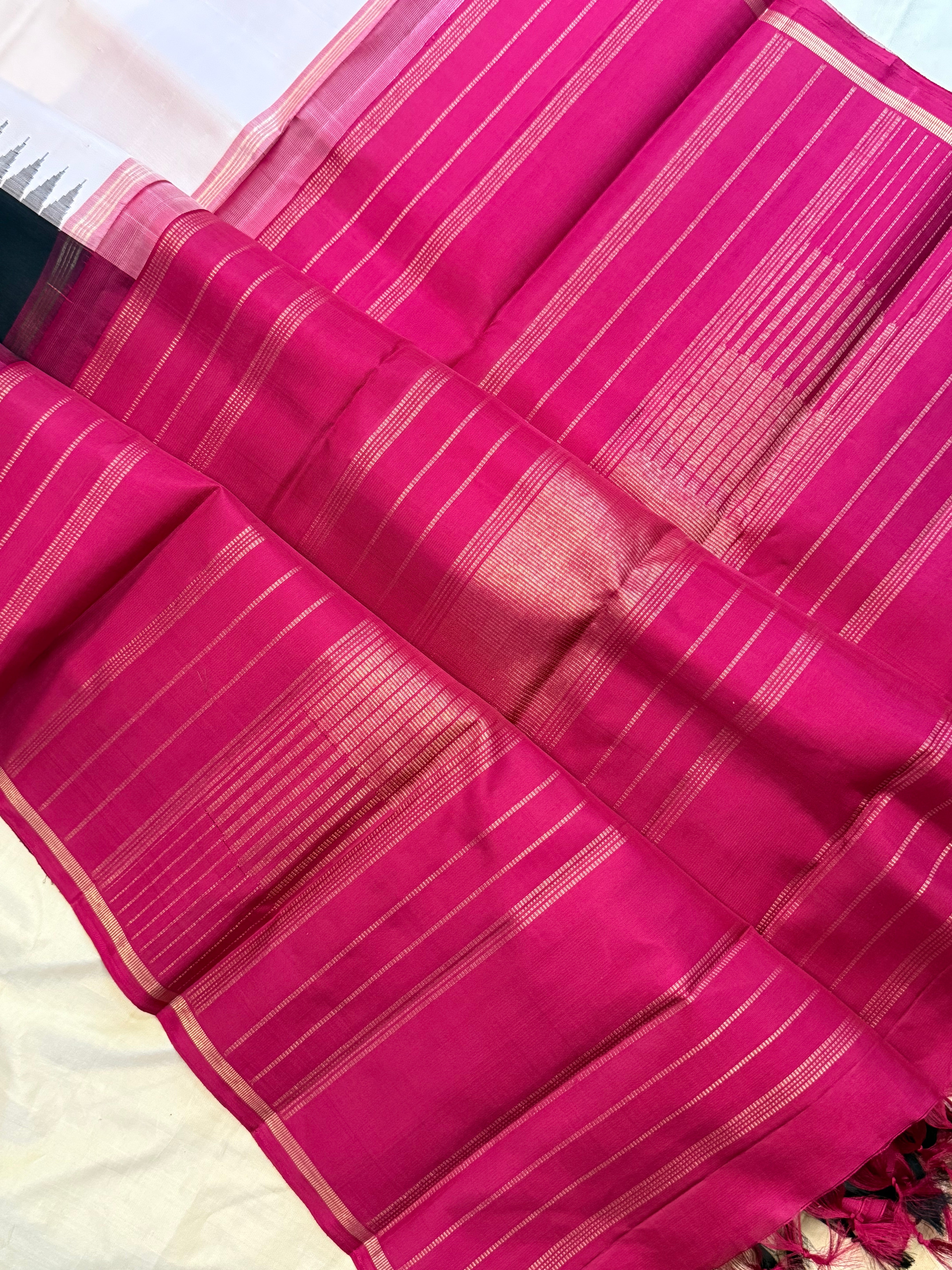 half and half Korvai   / Kanjipuram silk