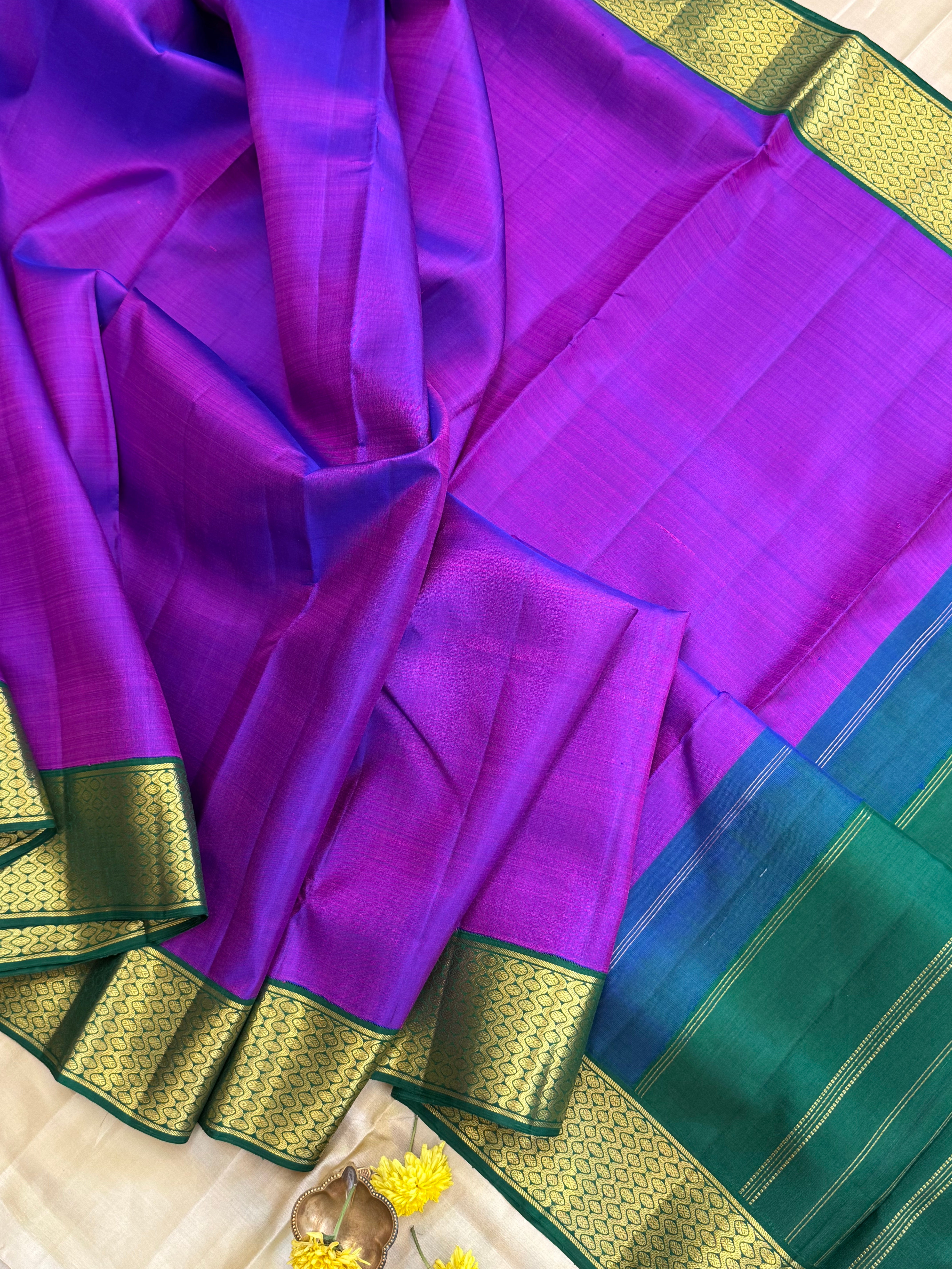 10 YARDS KORVAI / KANJIPURAM SILK SAREE CLSA 8920