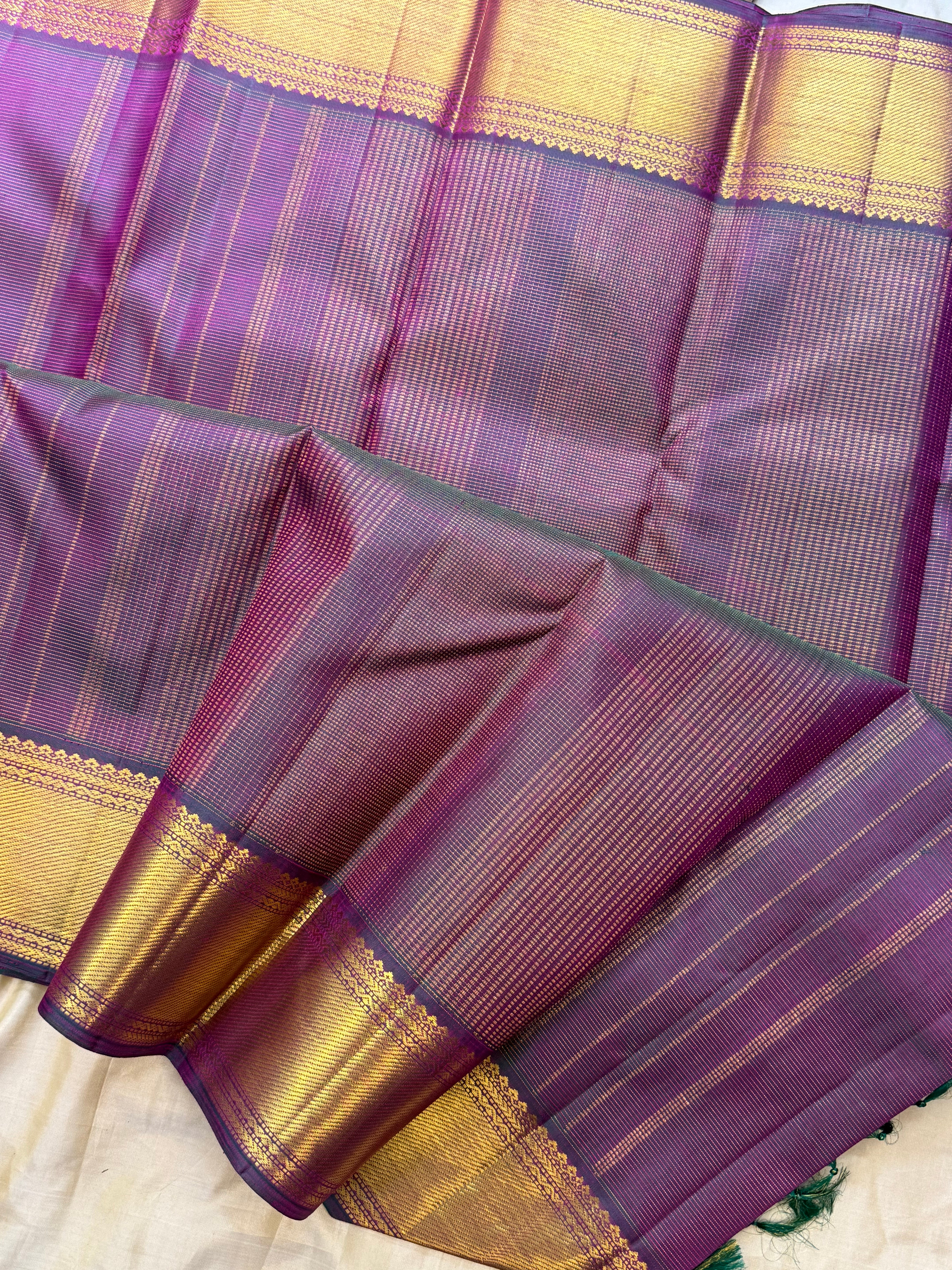 Vadamalli shot green vairaoosi/ Arani silk CL10105