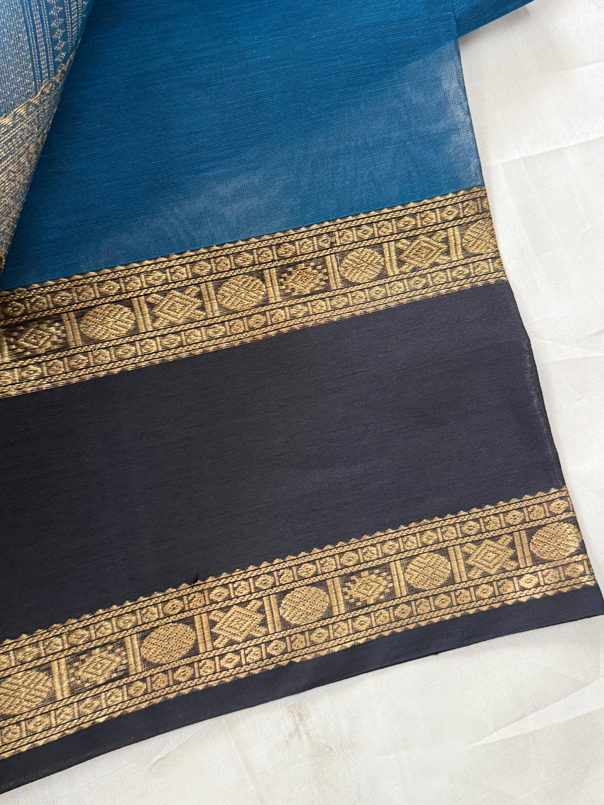 Rama blue kili Butta / silk cotton clsa10226