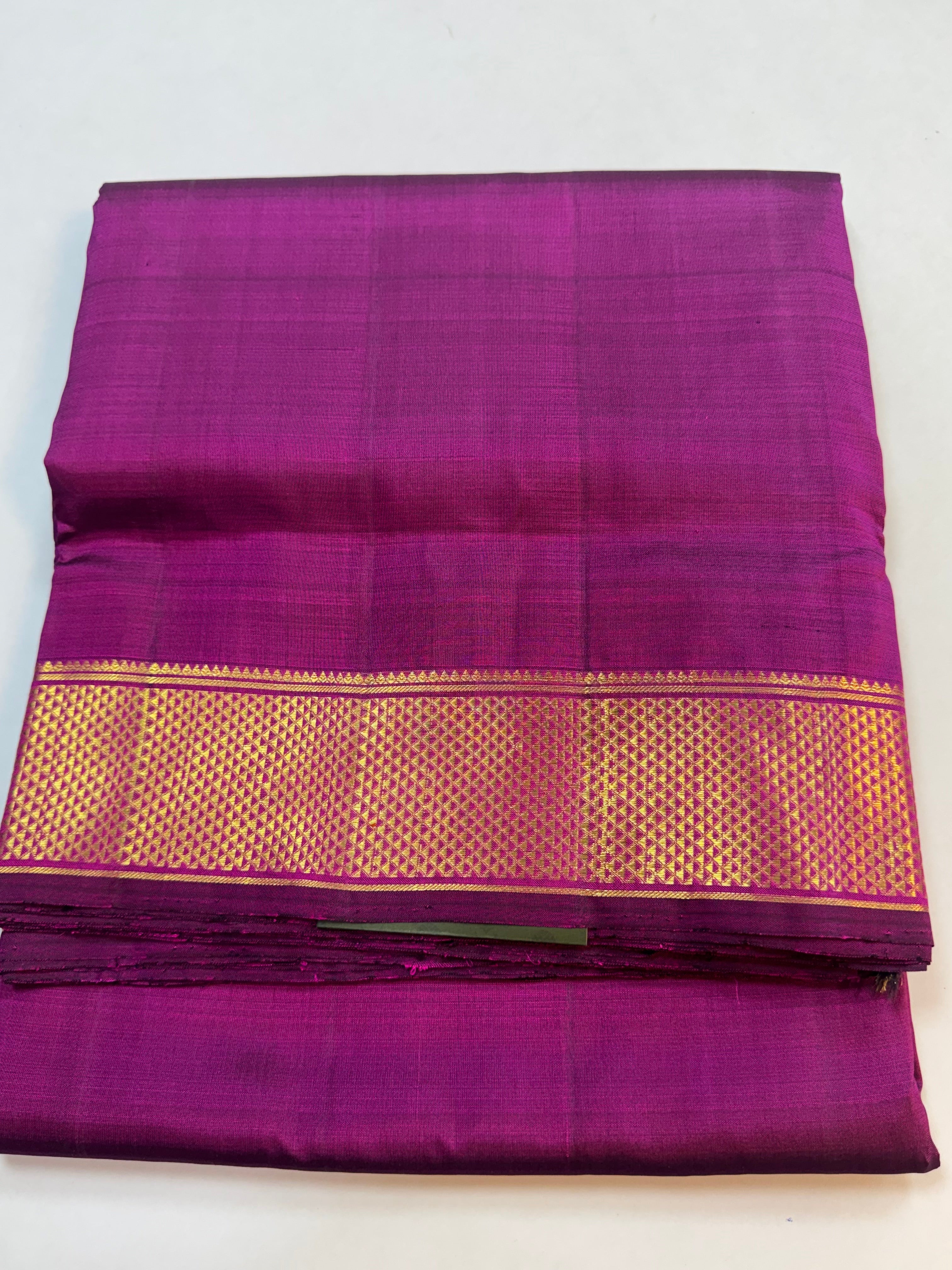Vadamalli araimadam pet pure zari 10 yards saree