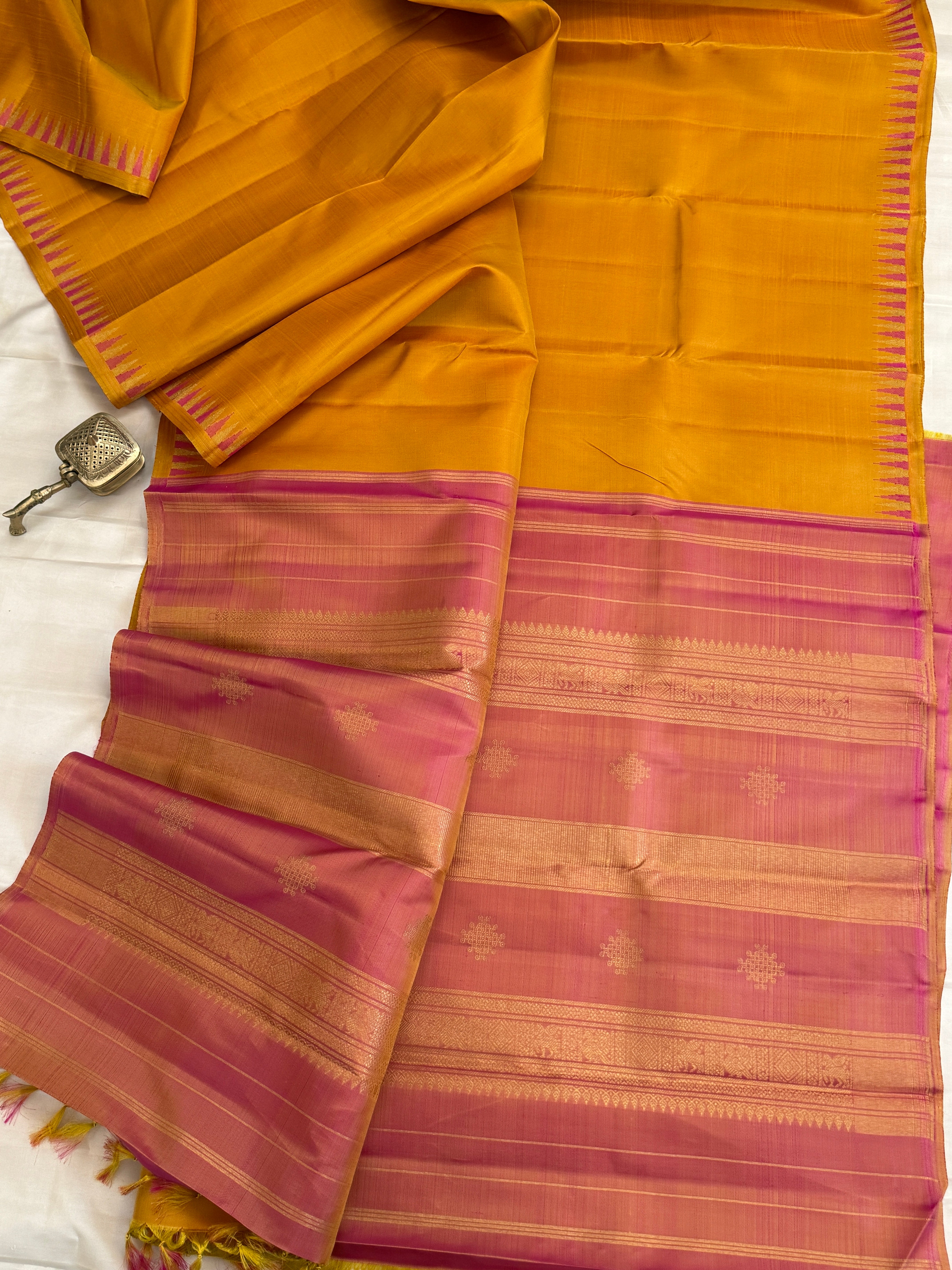 8 Kol / Kanjipuram silk saree clsa 11211