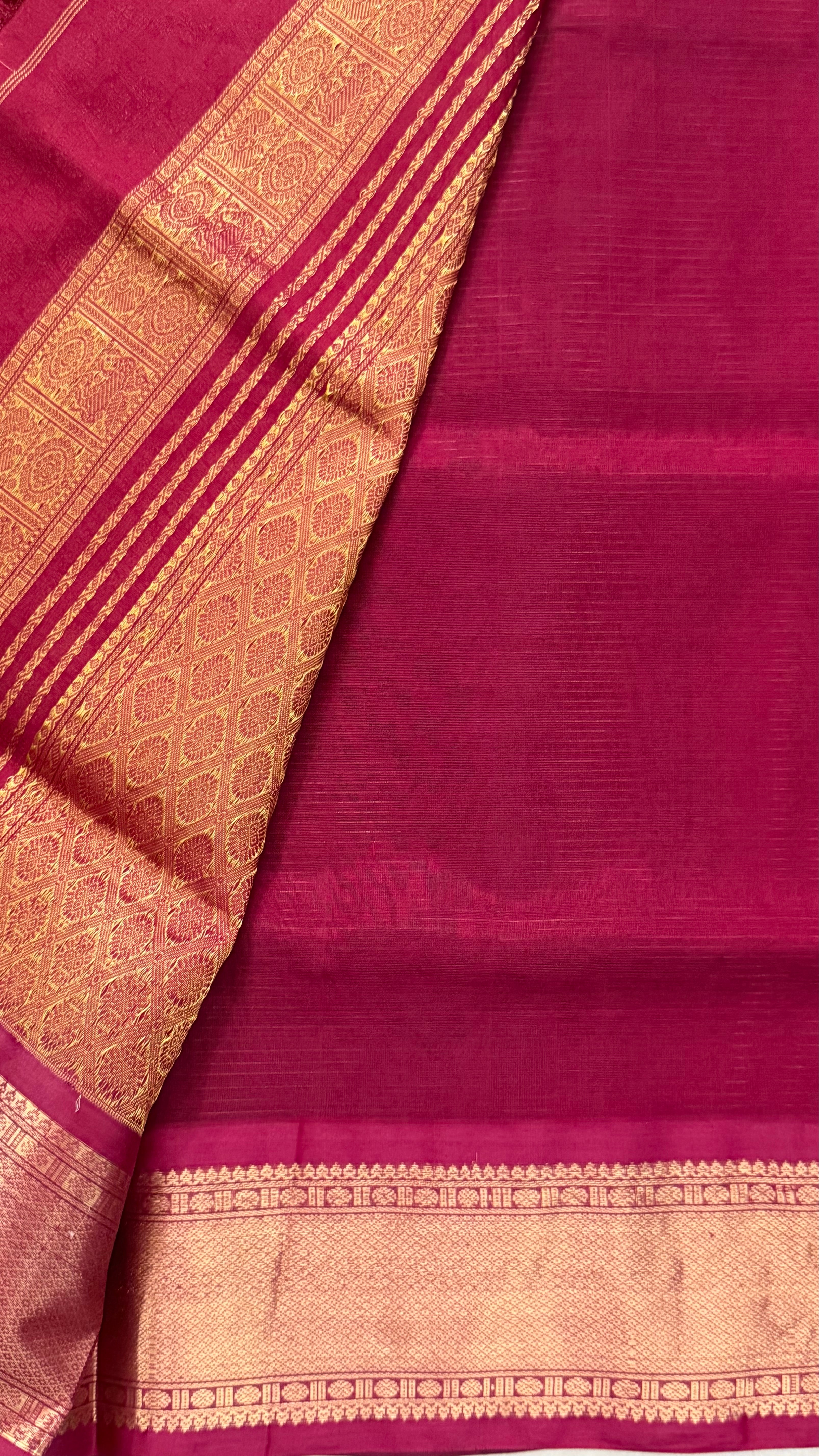 Green Zari Kattam premium silk cotton