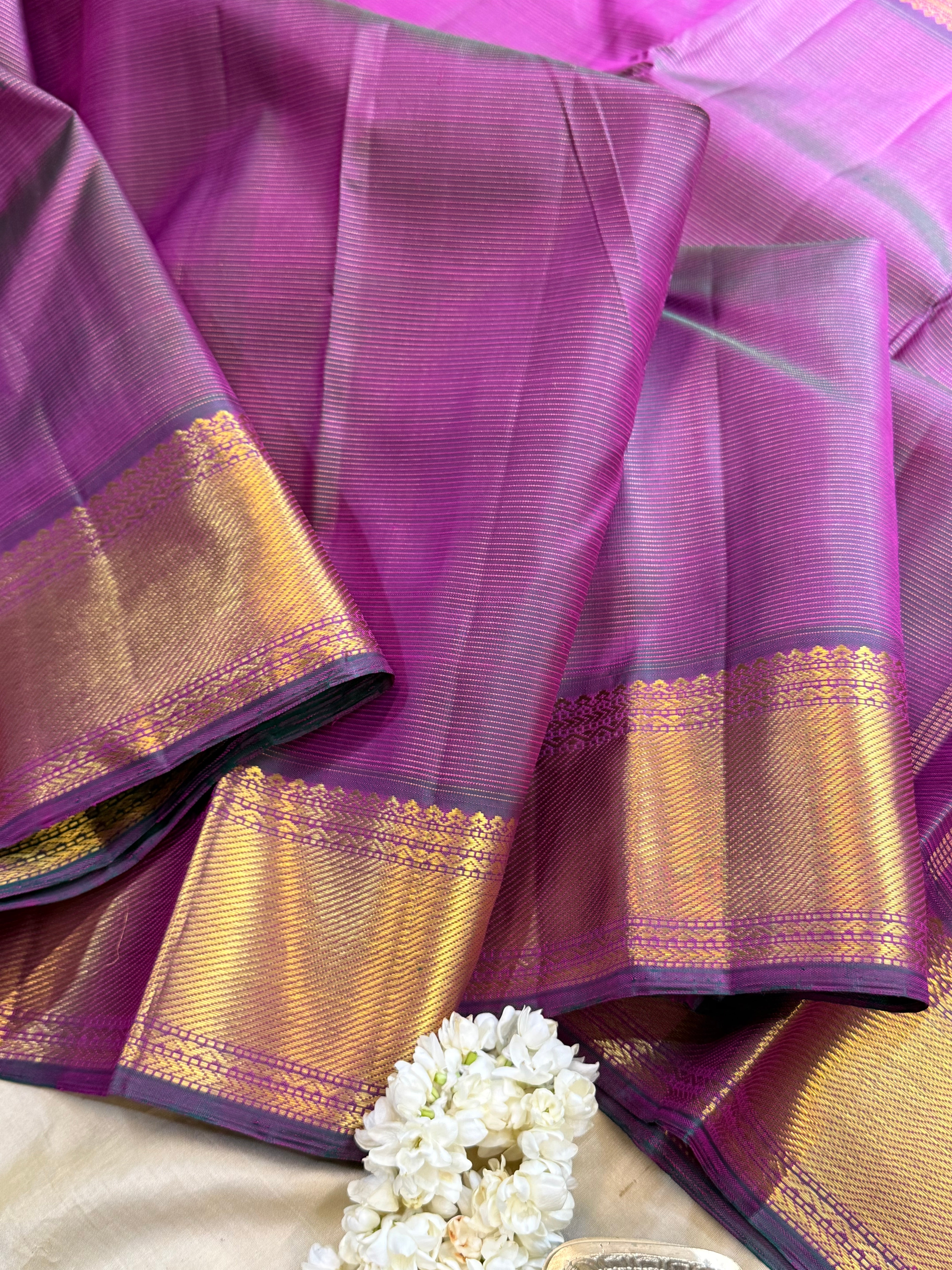 Vadamalli shot green vairaoosi/ Arani silk CL10105