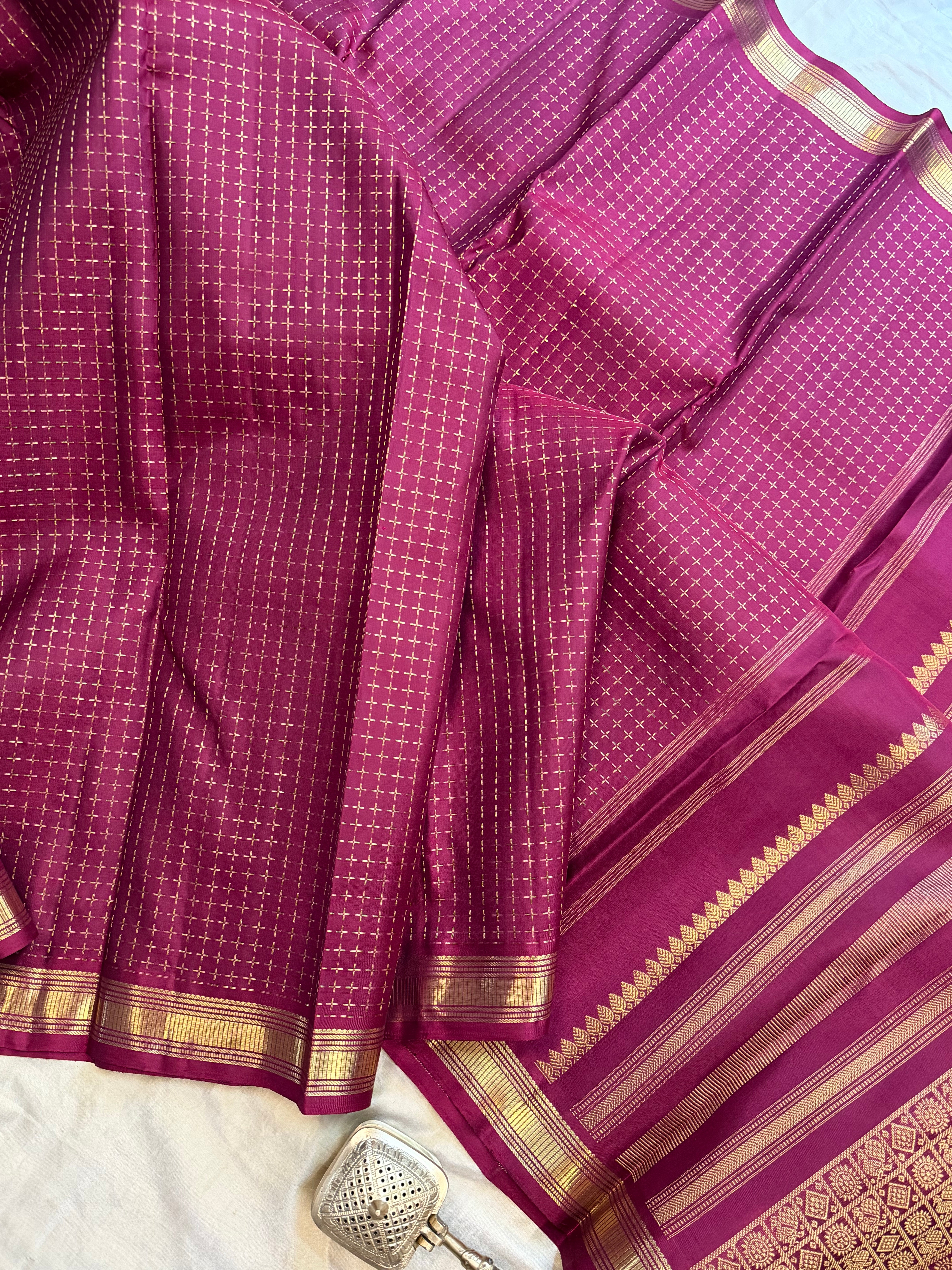 Podi color plus Butta  / Kanjipuram silk